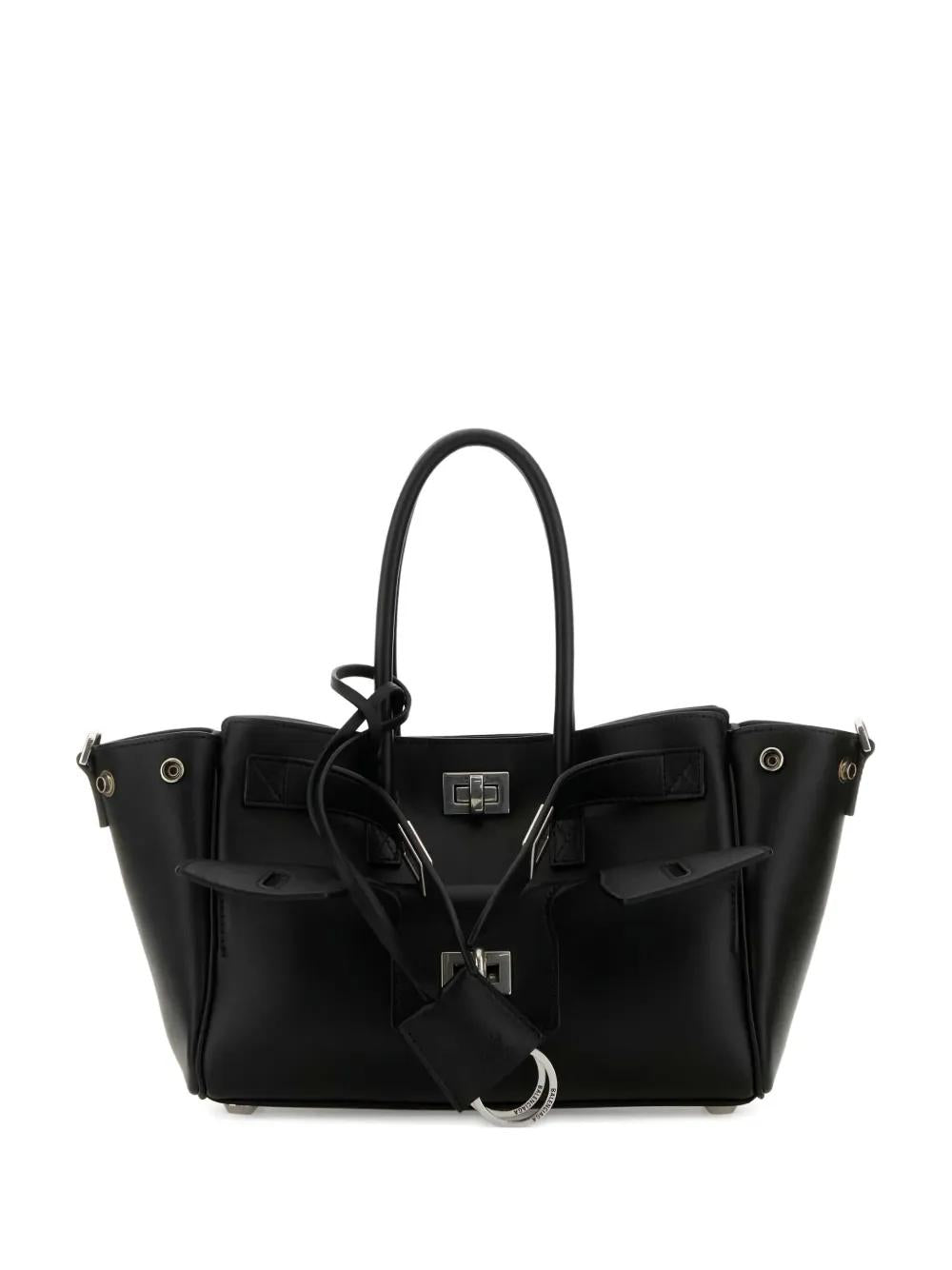 BALENCIAGA Mini Leather Shoulder Bag - 23cm x 17cm x 9cm