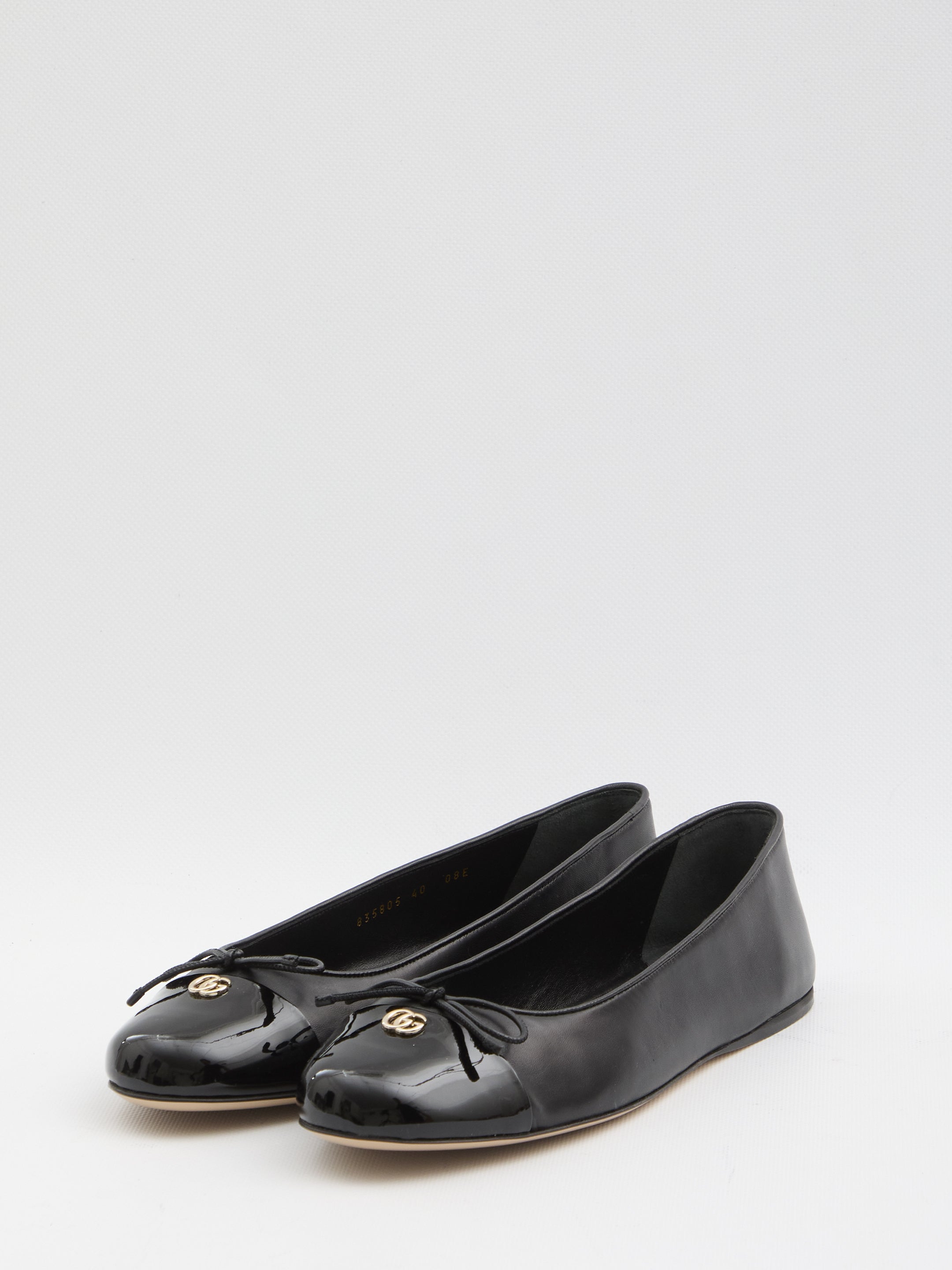 GUCCI Ballerina Flats with Double G Detail