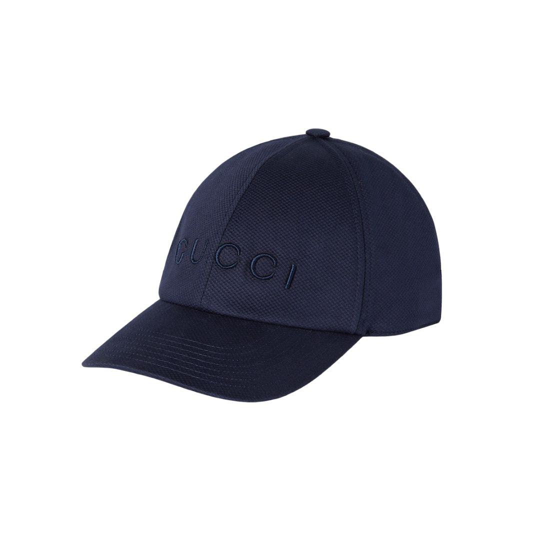 GUCCI Stretch Cotton Baseball Cap - Men's M