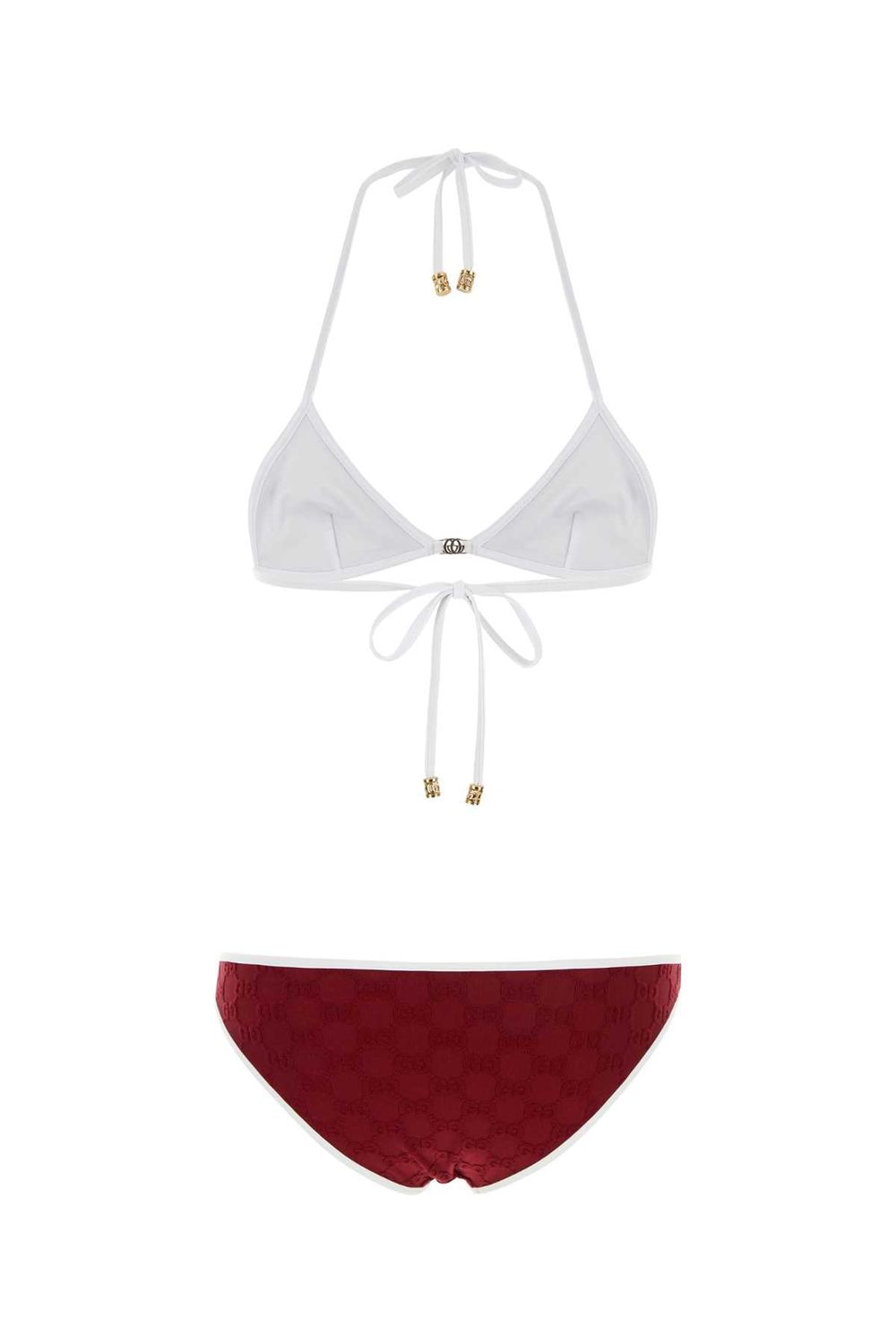 GUCCI GG Supreme Triangle Bikini Set