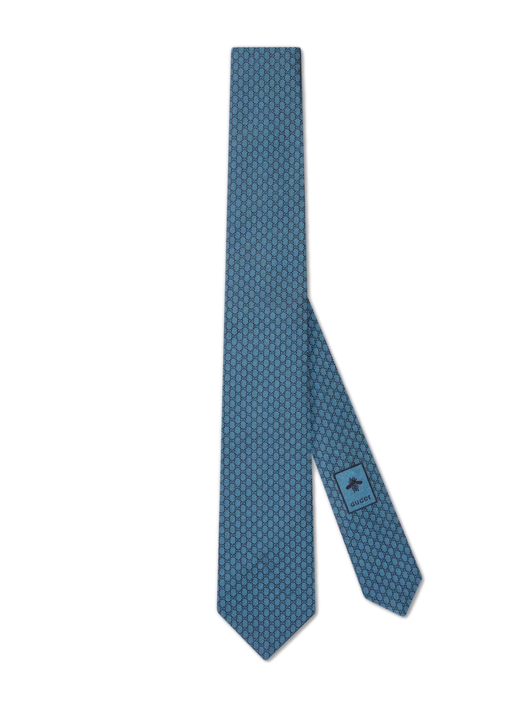 GUCCI Silk Jacquard Tie - 7cm x 146cm