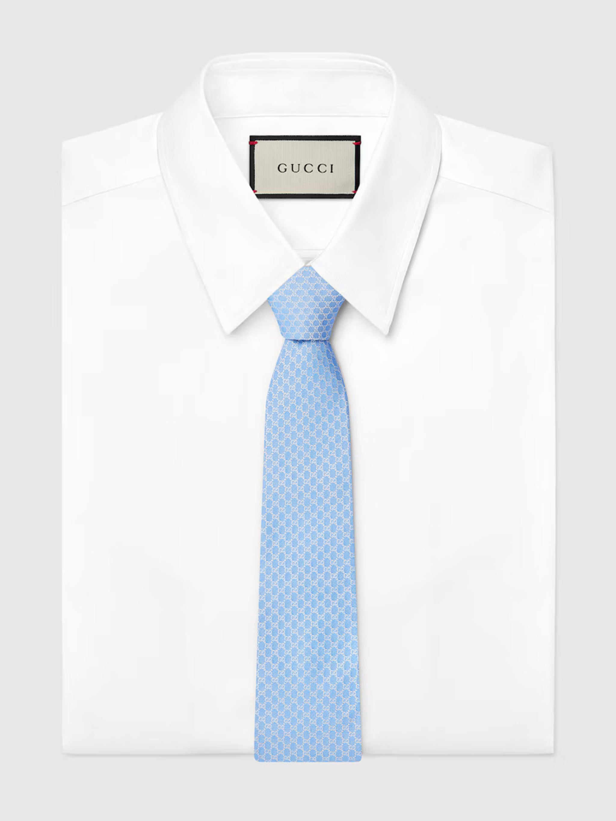 GUCCI Silk Jacquard Tie 7cm x 146cm