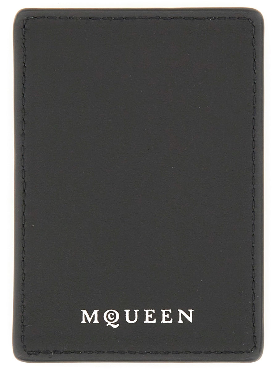 ALEXANDER McQUEEN Mini Magnetic Skull Card Holder