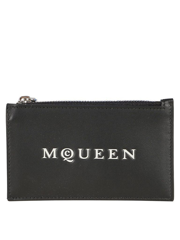 ALEXANDER MCQUEEN Mini Zip Card Case