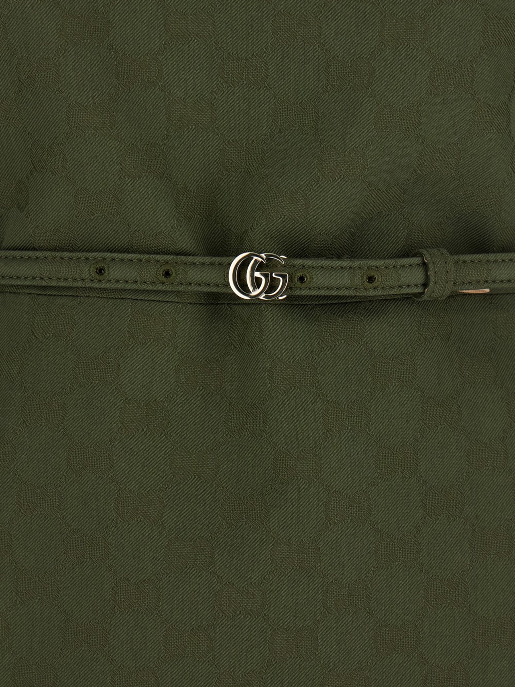 GUCCI Jacquard Dress with Detachable Belt - Size 40