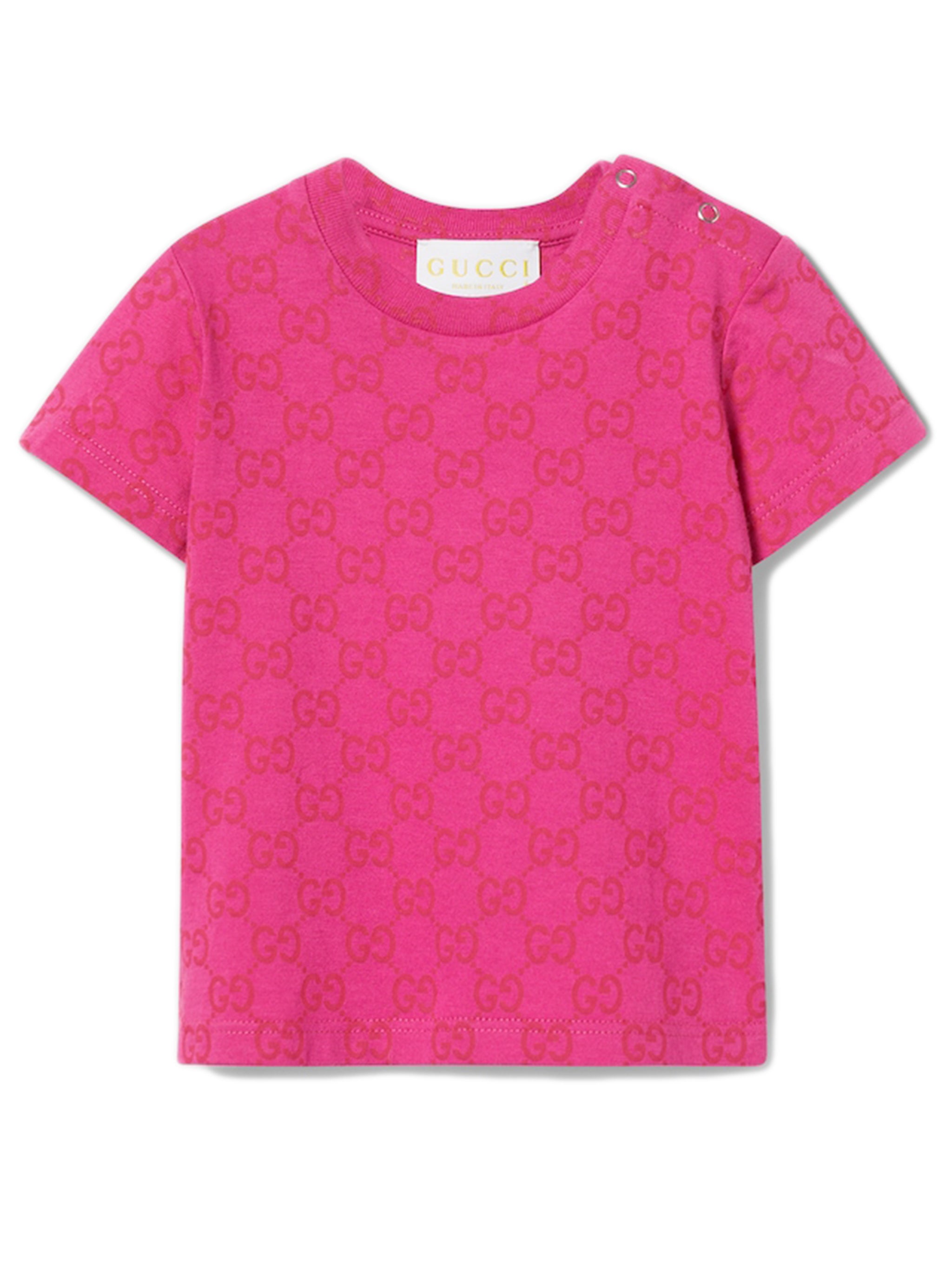 GUCCI KIDS Mini GG Print Crewneck T-Shirt for Girls