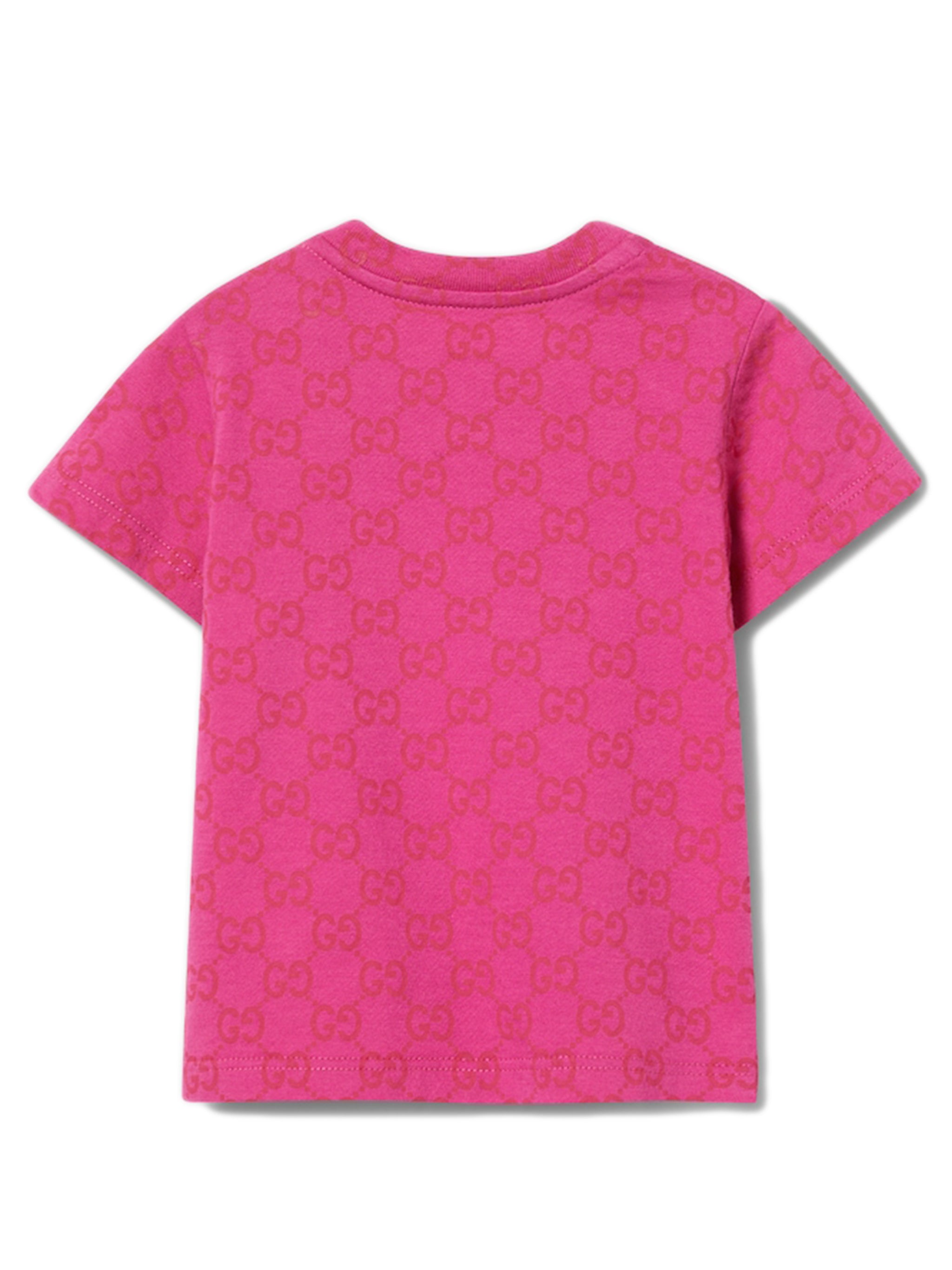 GUCCI KIDS Mini GG Print Crewneck T-Shirt for Girls