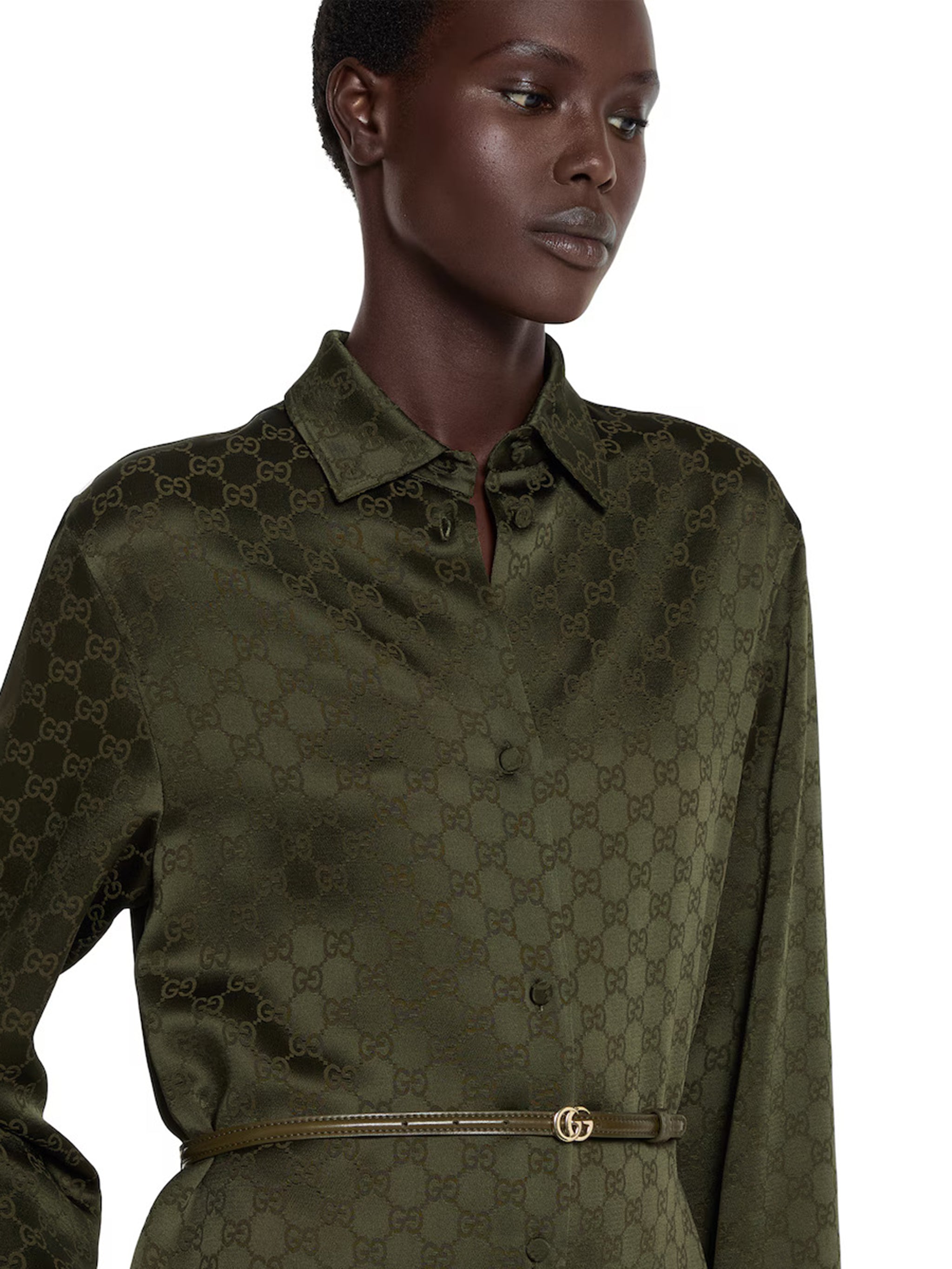 GUCCI Viscose Blend Shirt Dress