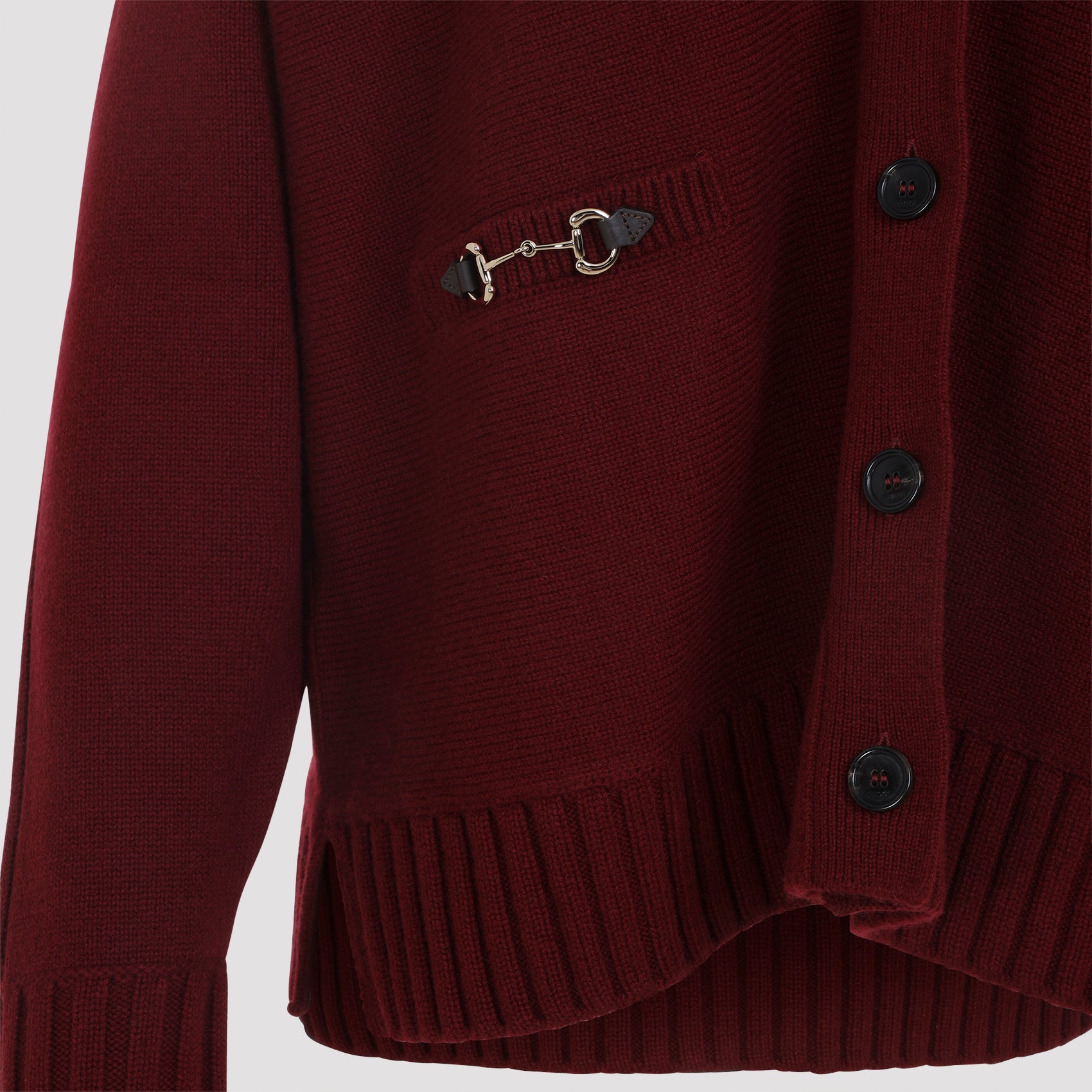 GUCCI Cashmere Horsebit Cardigan