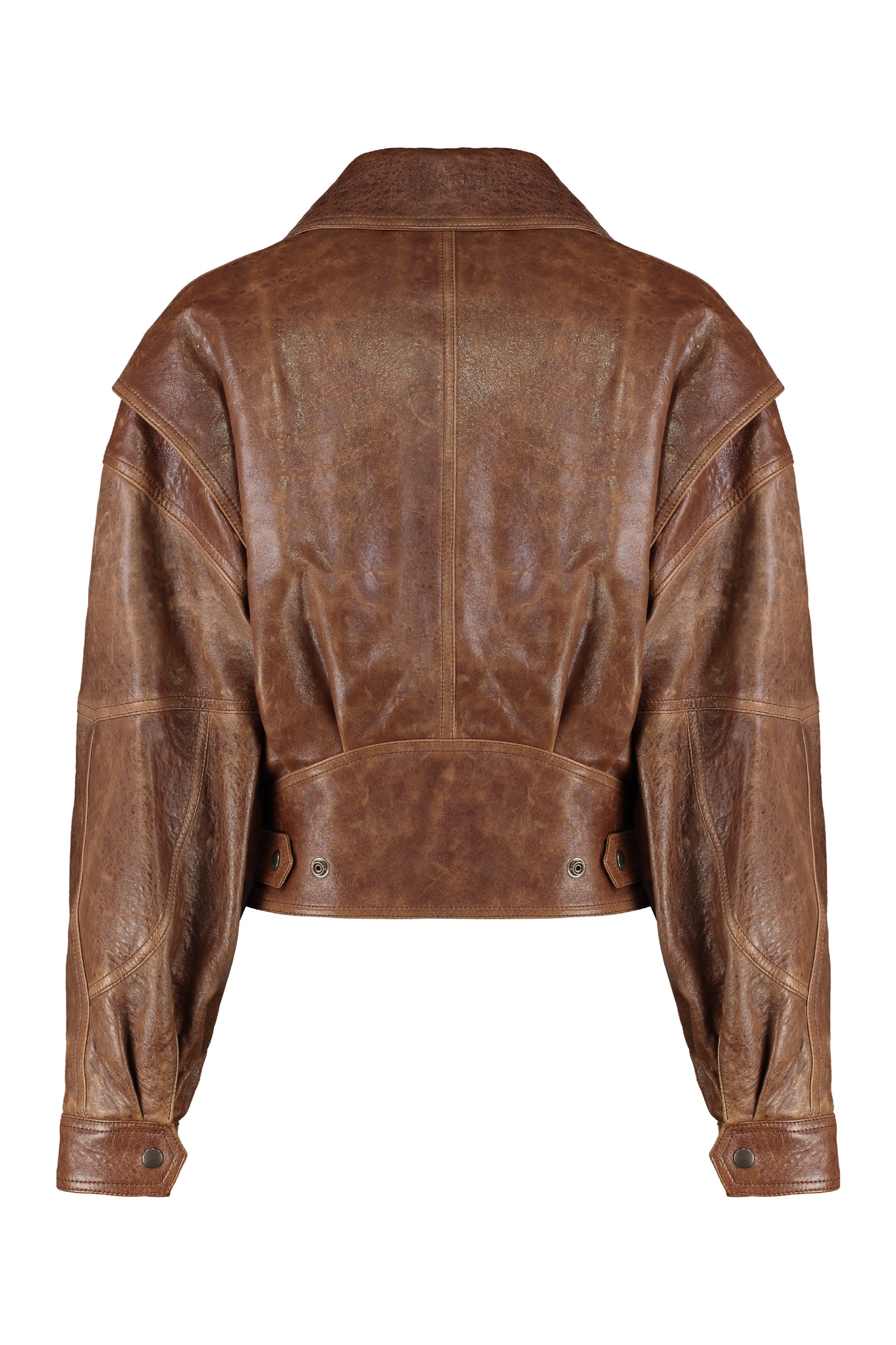 SAINT LAURENT Lambskin Bomber Jacket for Women