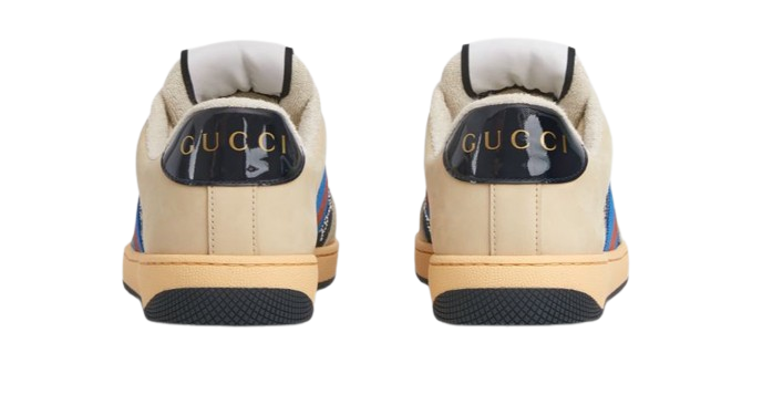 GUCCI Screener Sneakers with GG Crystals - Women's Fashion