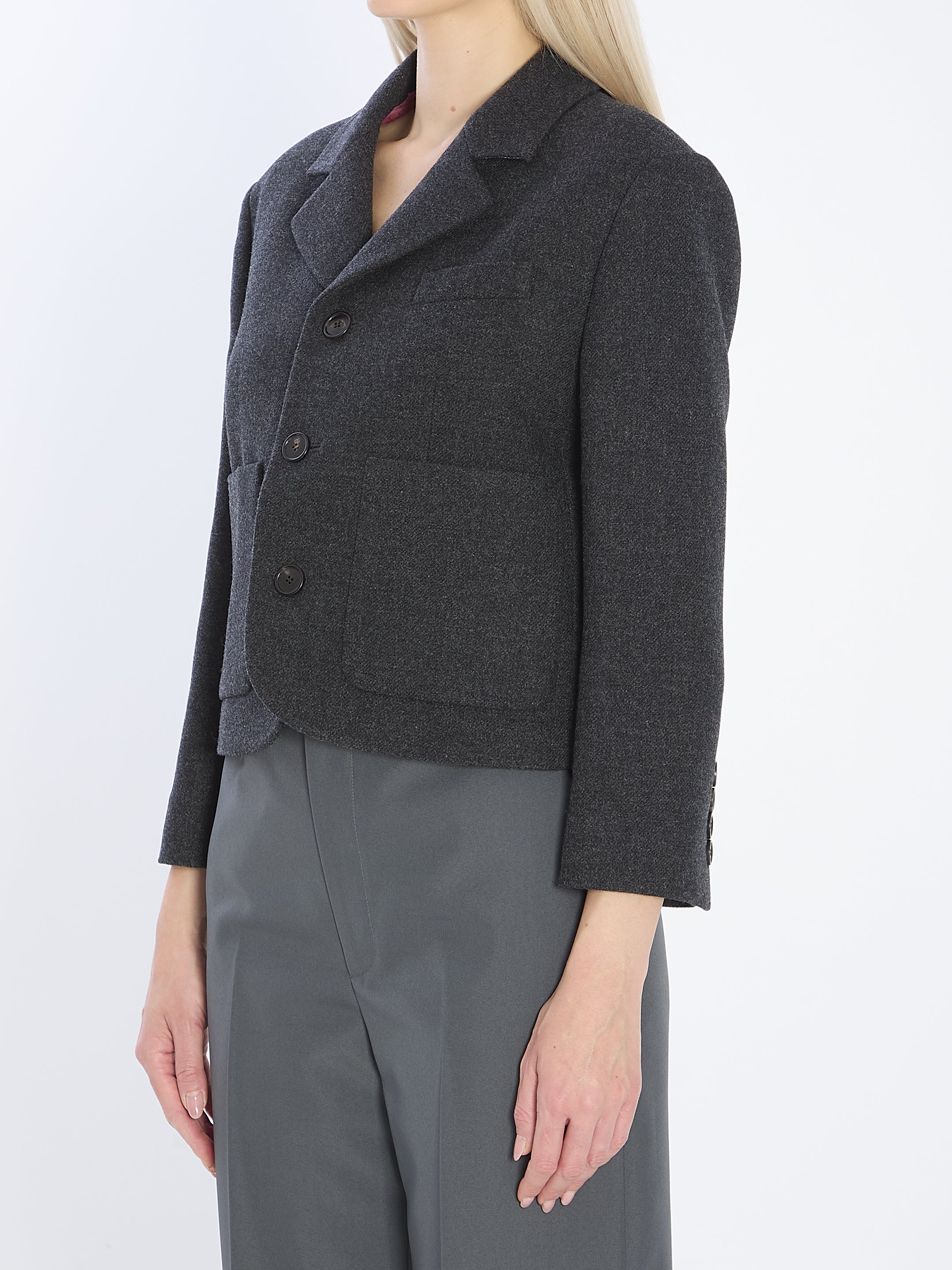 GUCCI Mini Wool Jacket - Classic Elegance in Women's Outerwear
