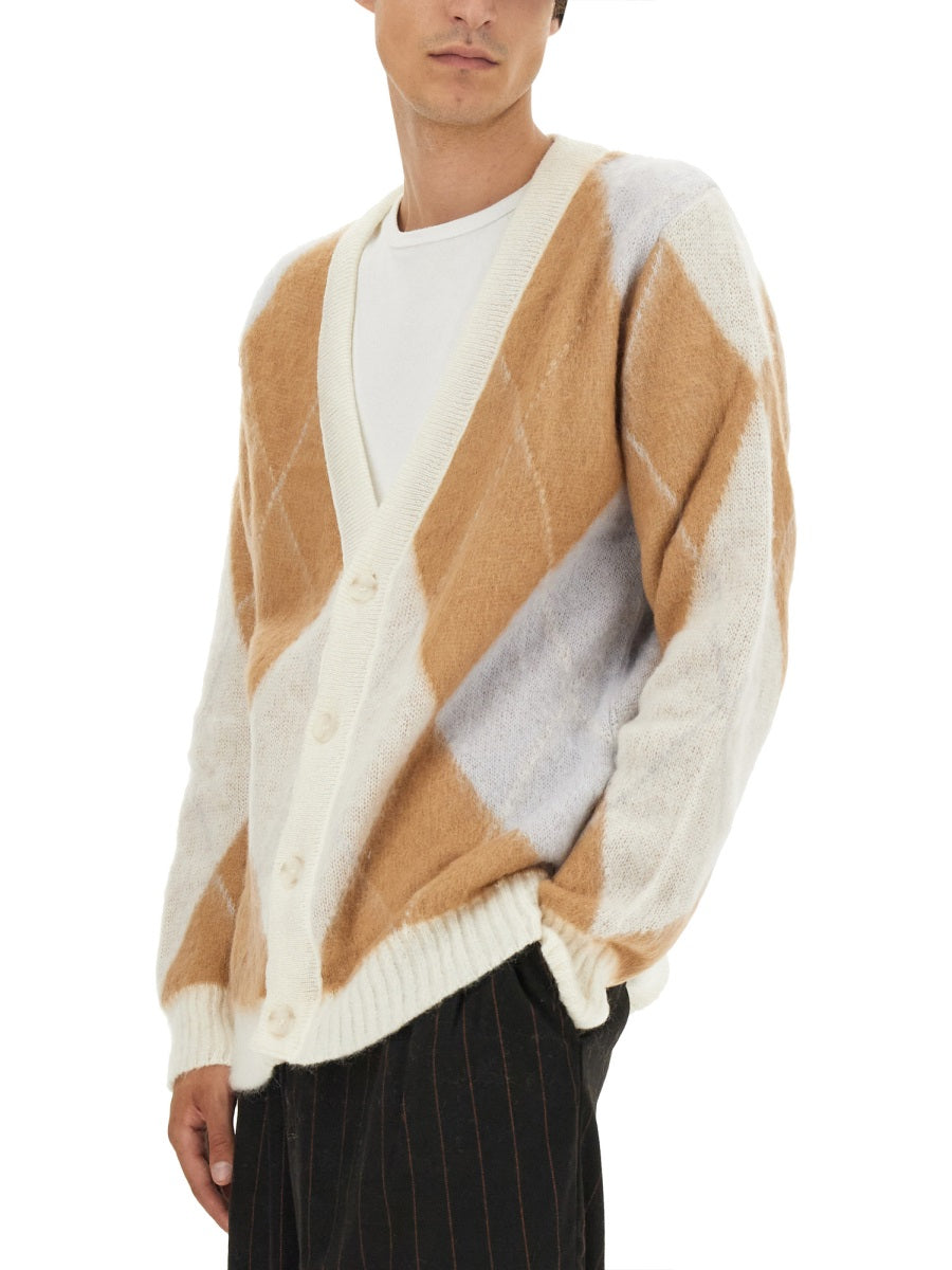 FAMILY FIRST Men's Regular Fit V-Neck Cardigan - Size L