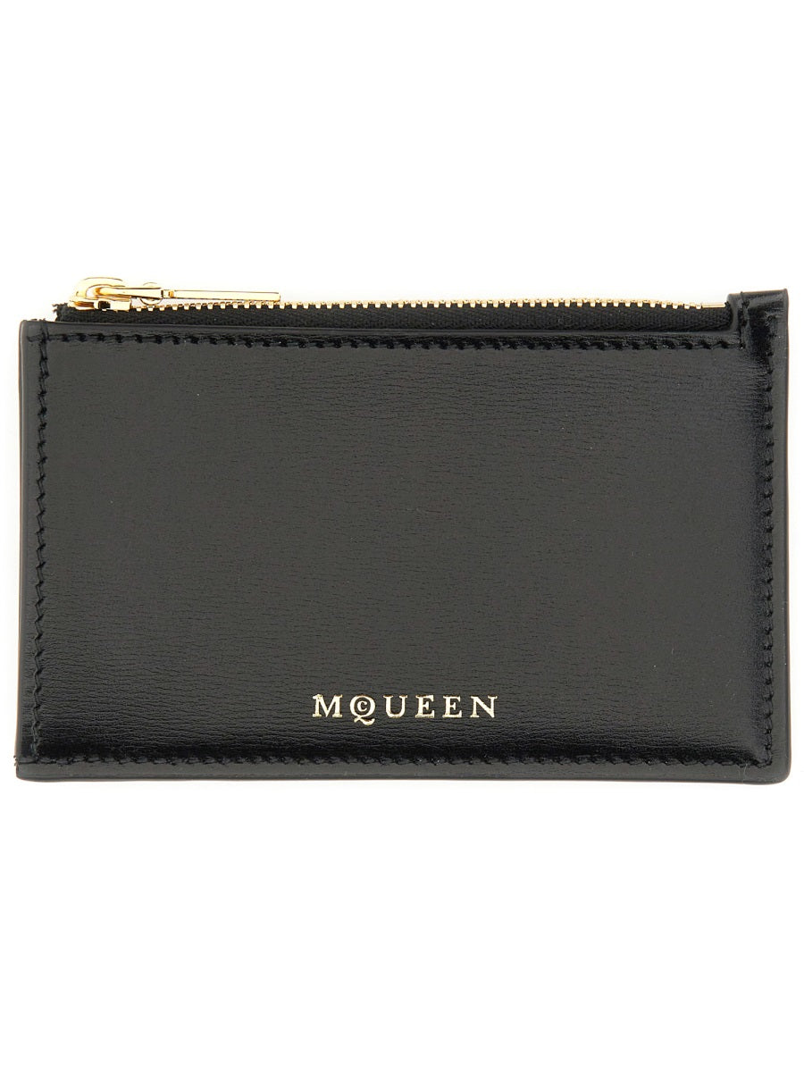 ALEXANDER MCQUEEN Mini Leather Skin Wallet