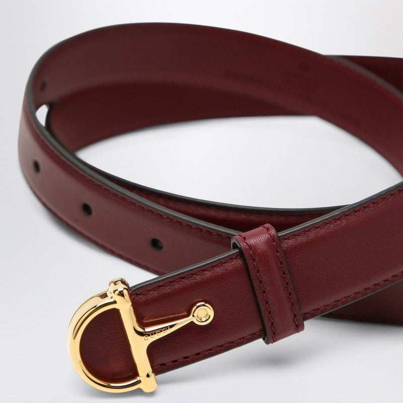 GUCCI Thin Belt with Half Buckle for Women