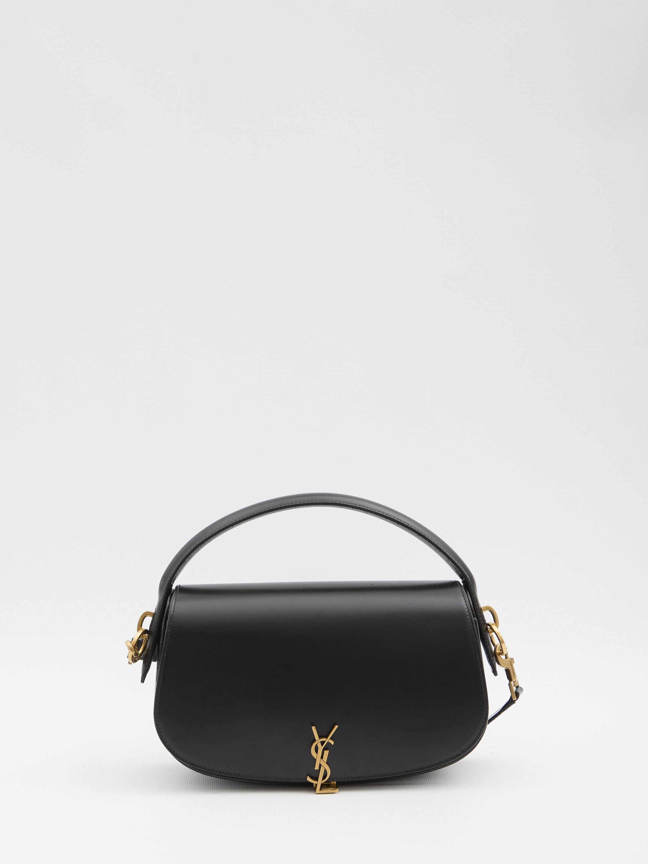 SAINT LAURENT Voltaire Leather Shoulder Mini Handbag