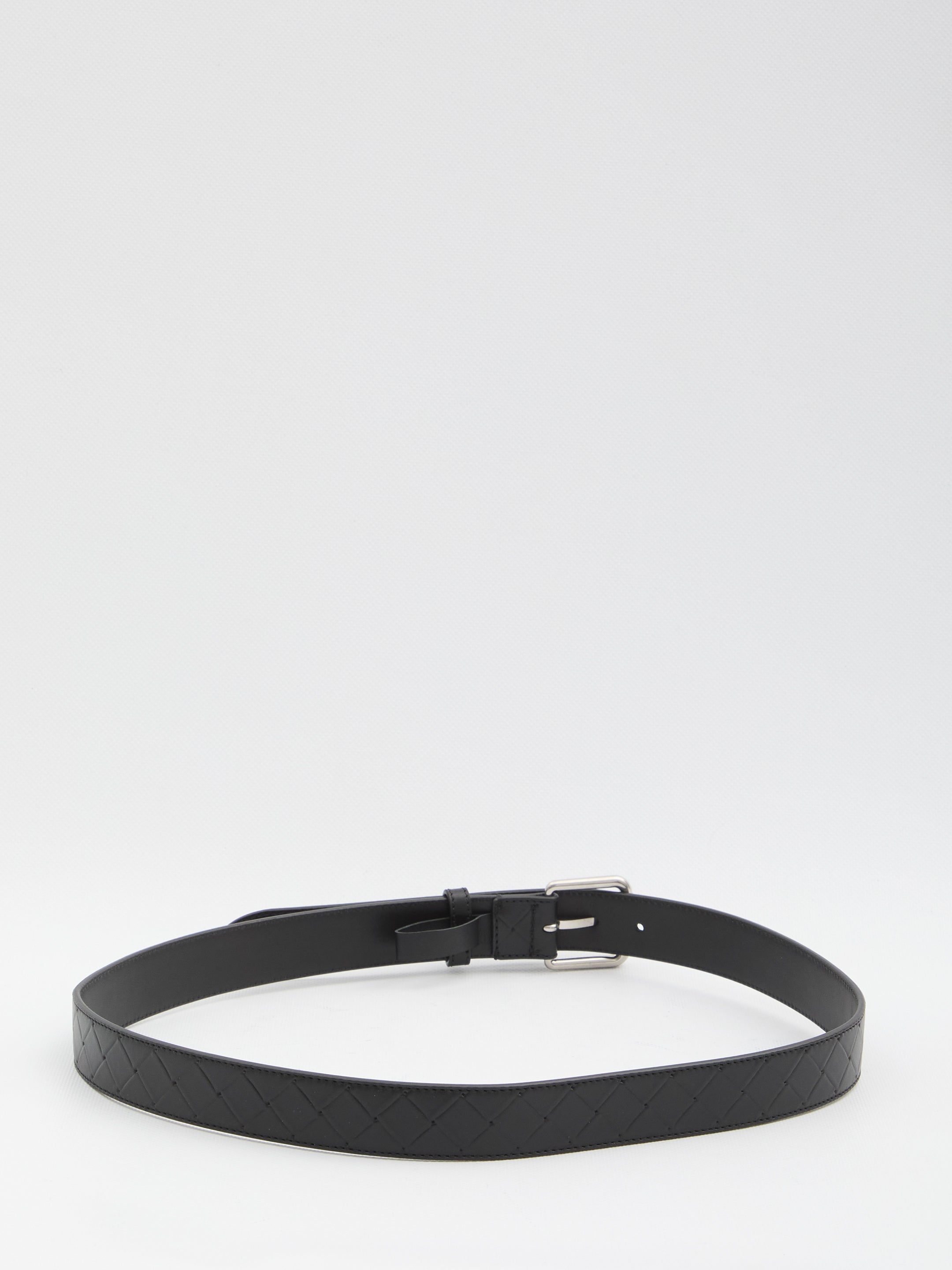 BOTTEGA VENETA Printed Grid Belt - 3 cm Width