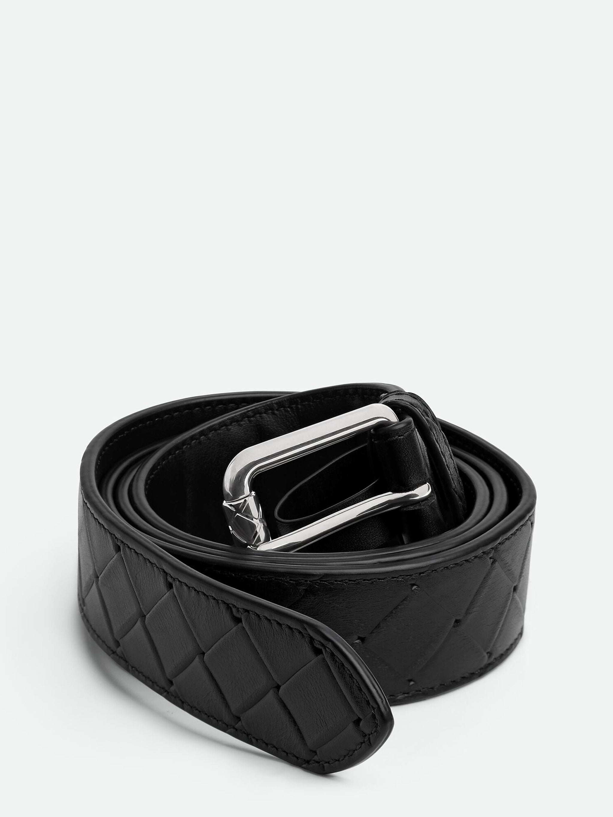 BOTTEGA VENETA Printed Grid Belt - 3 cm Width
