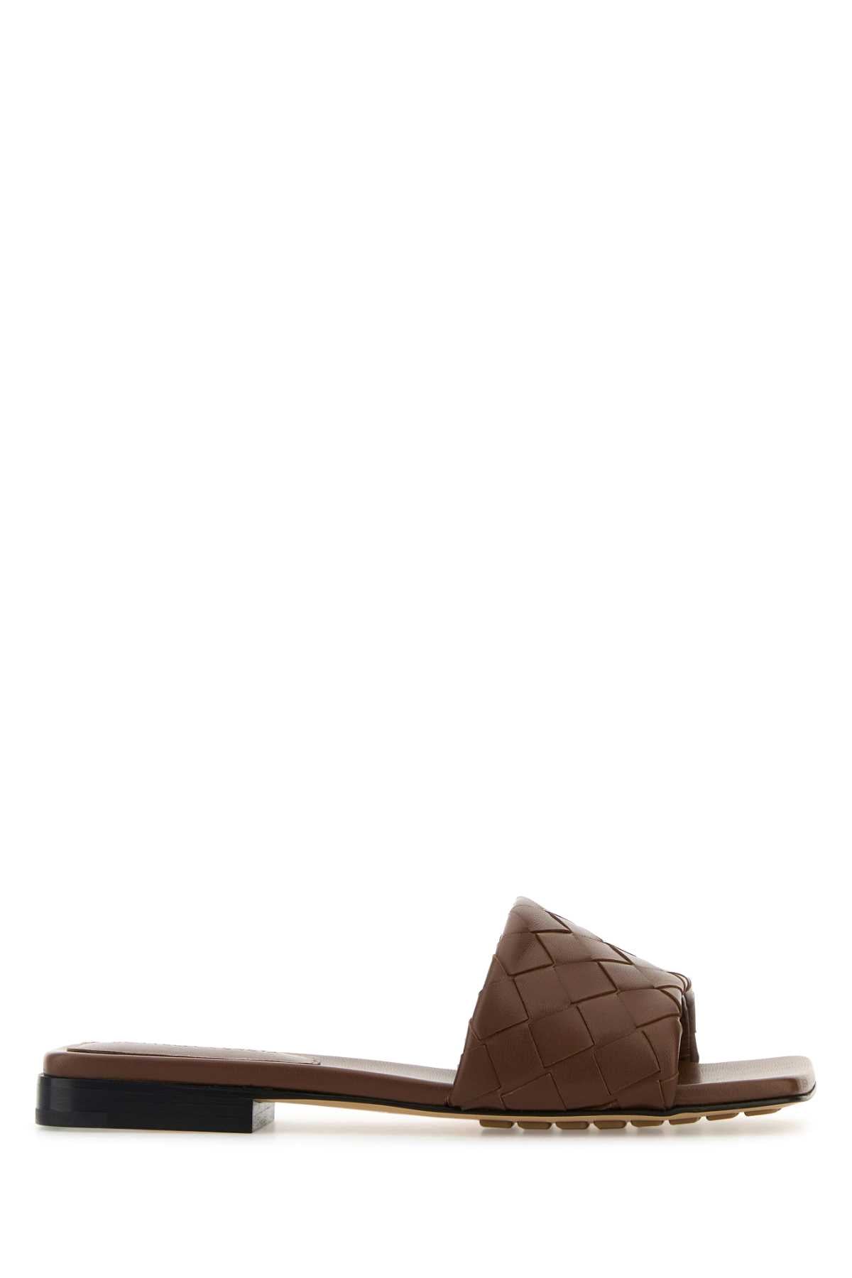 BOTTEGA VENETA Leather Parco Slippers for Women