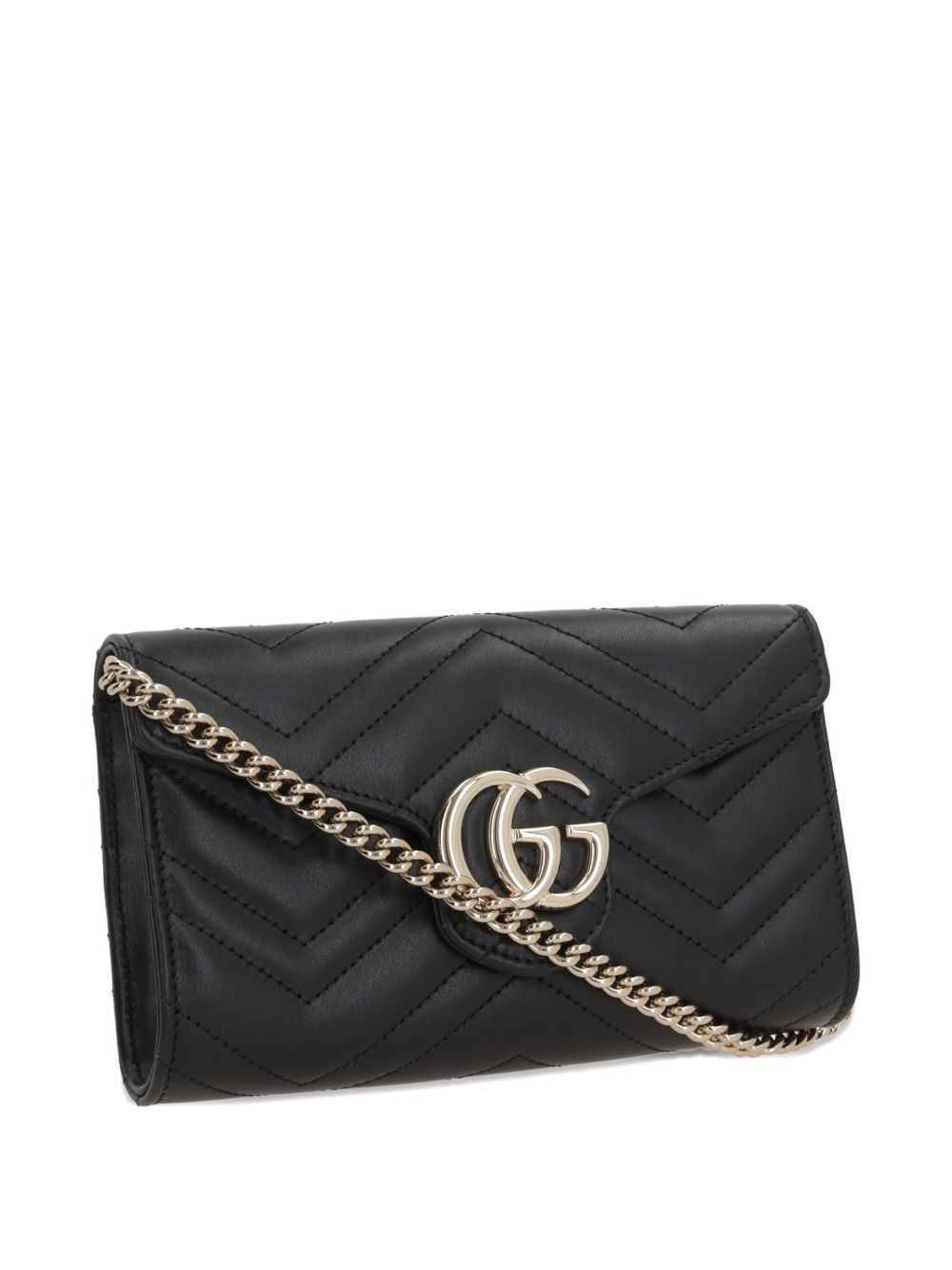 GUCCI Mini Leather Crossbody Wallet