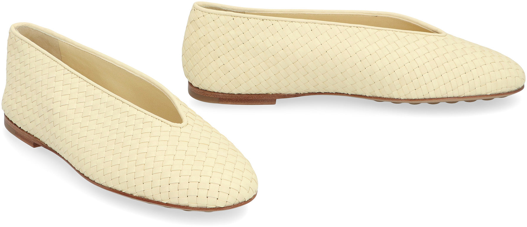 BOTTEGA VENETA Rosa Ballet Flats - Women's