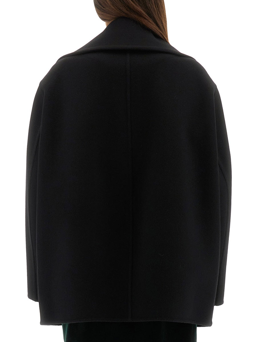 SAINT LAURENT Women's Wool Peacoat - Size 36