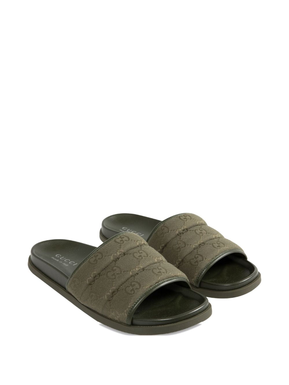 GUCCI Stylish Open Toe Quilted Slip-On Sandals for Men