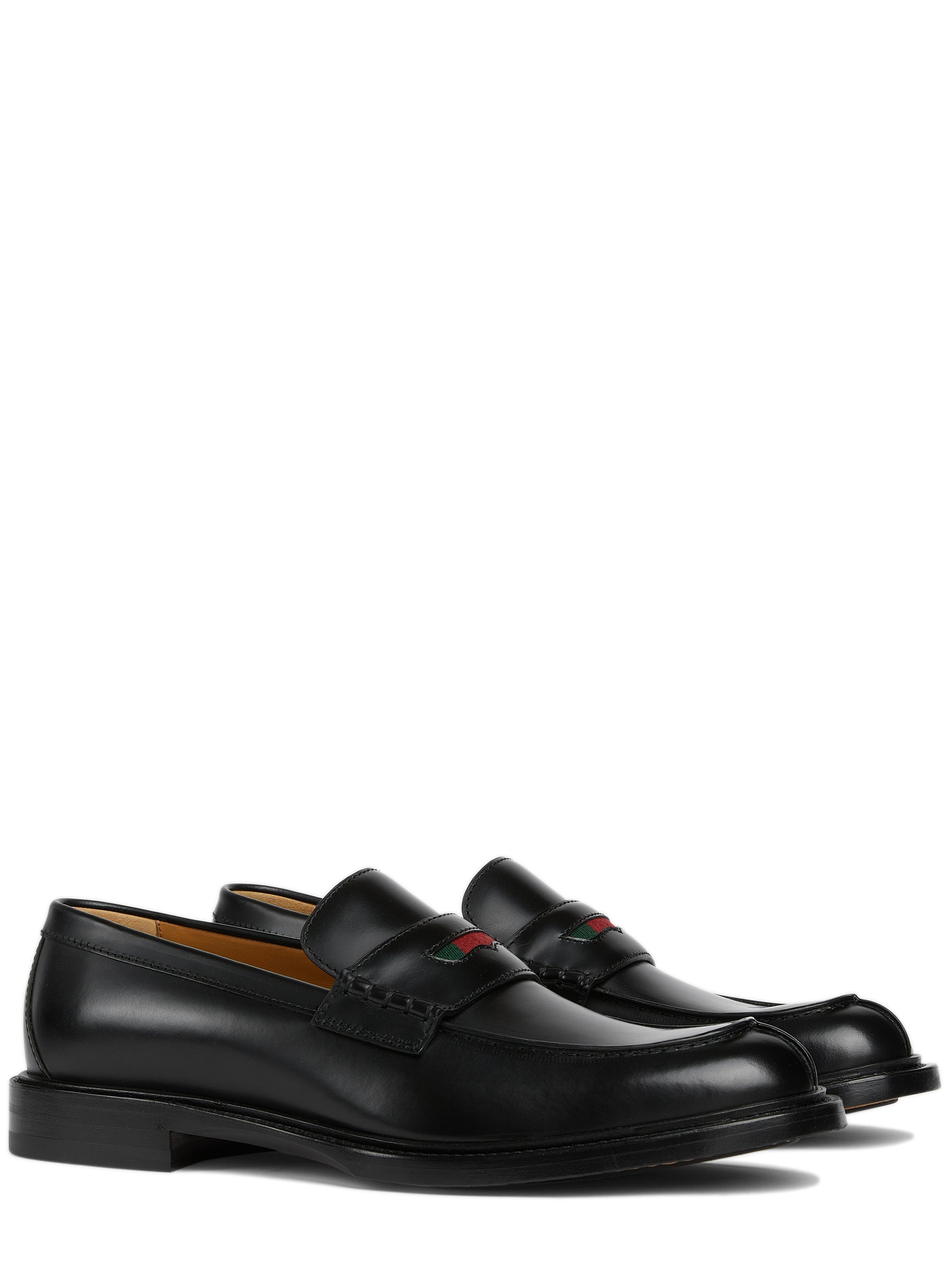 GUCCI Leather Loafers for Men - FW25 Collection