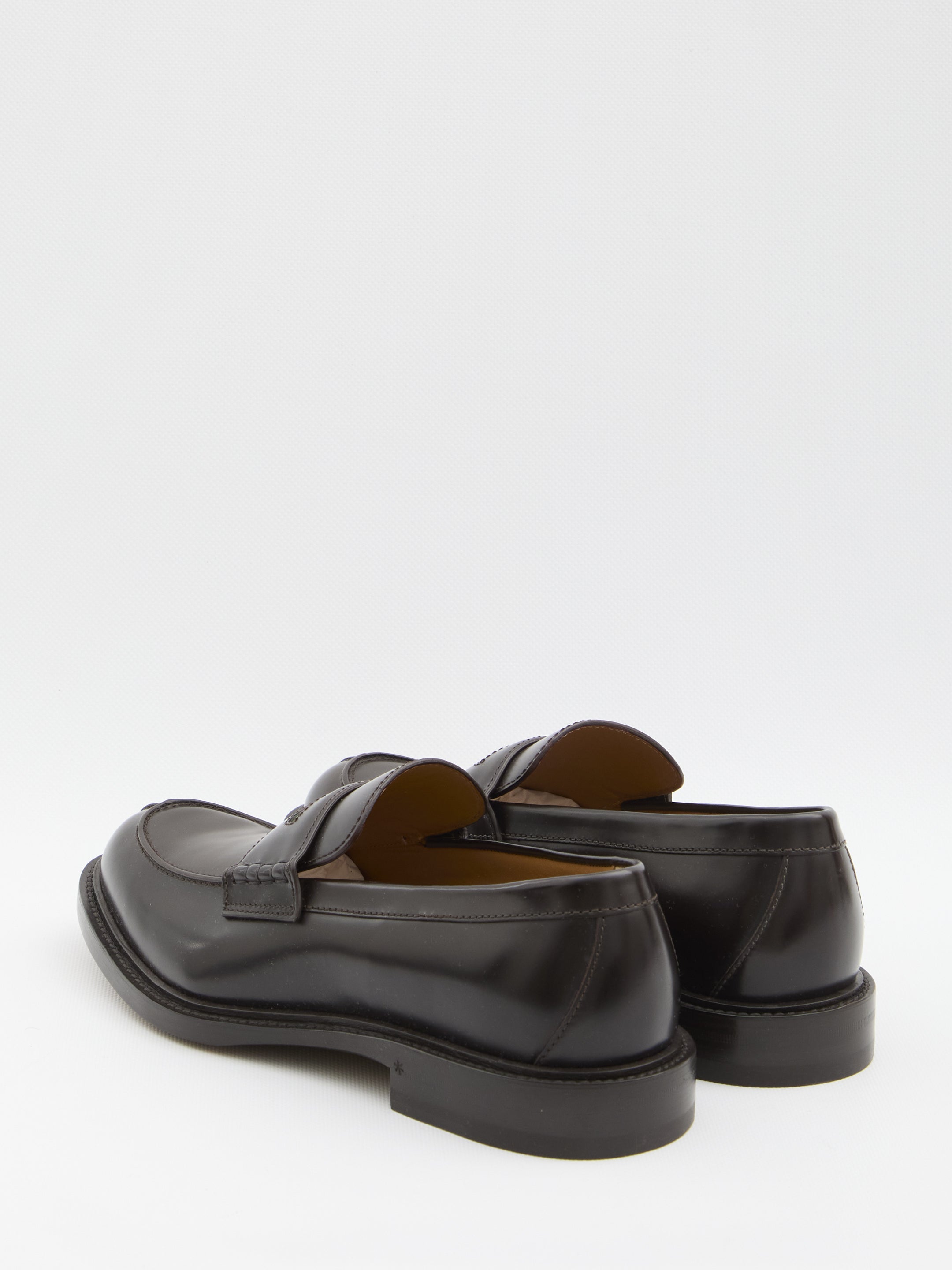 GUCCI Leather Loafers for Men - FW25 Collection