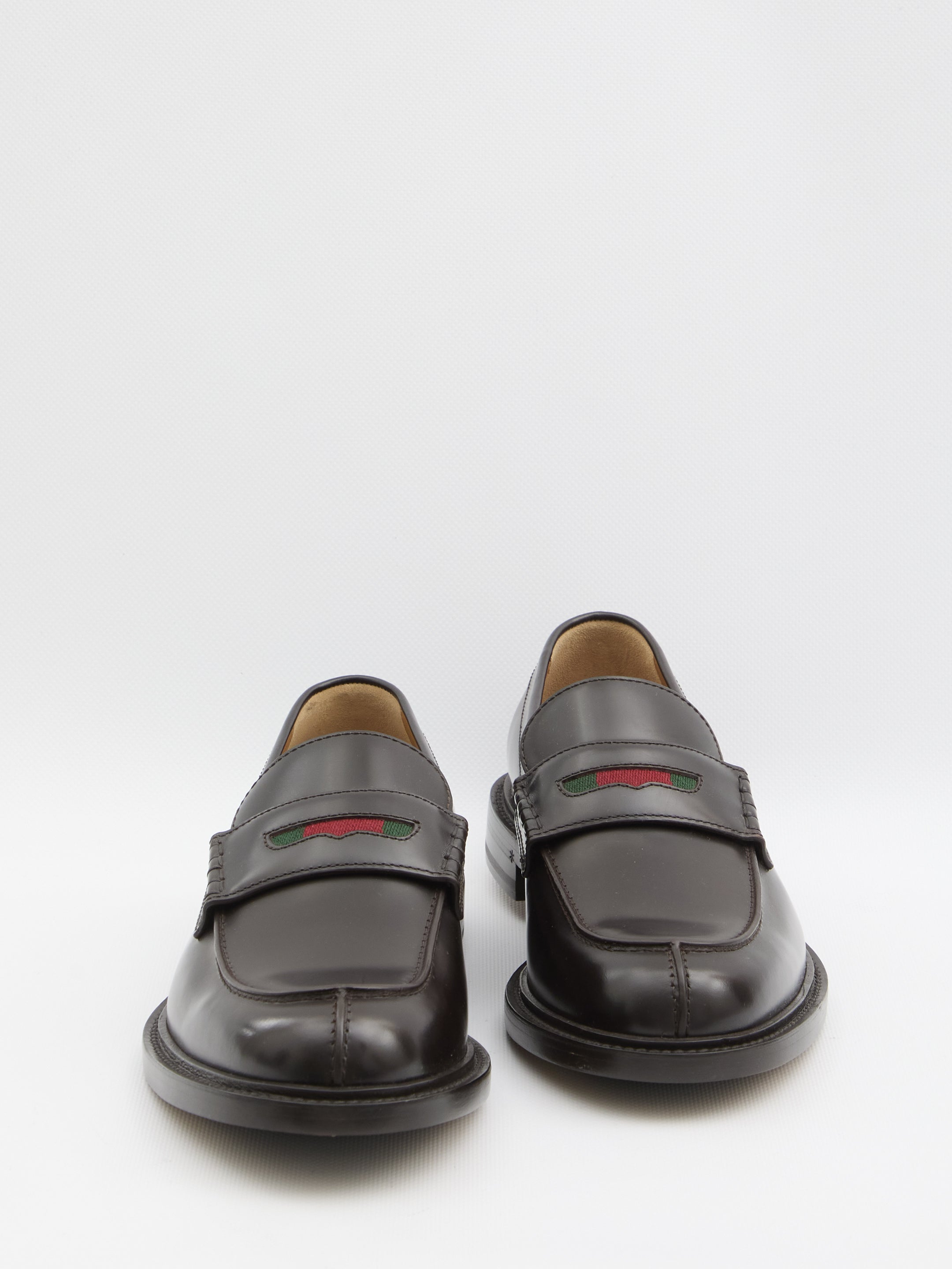 GUCCI Elegant Leather Loafer - Height: 2 CM