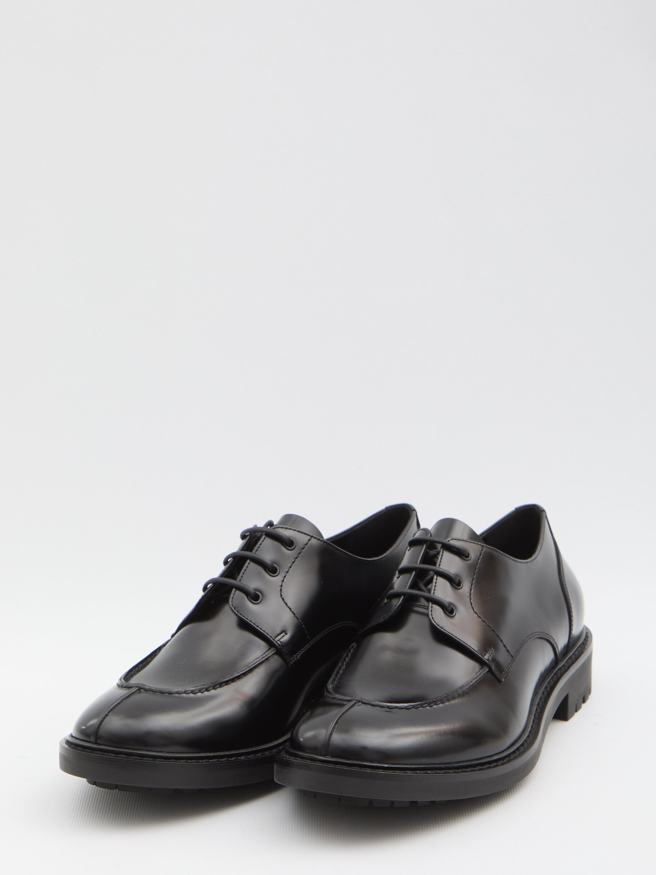 SAINT LAURENT Smooth Leather Derbies for Men