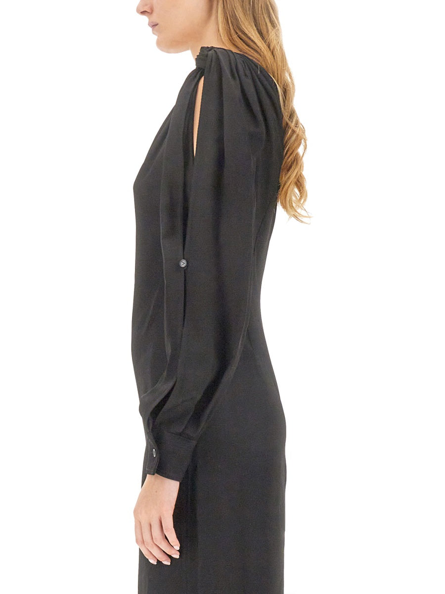 BOTTEGA VENETA Viscose Midi Dress - Size 40 IT