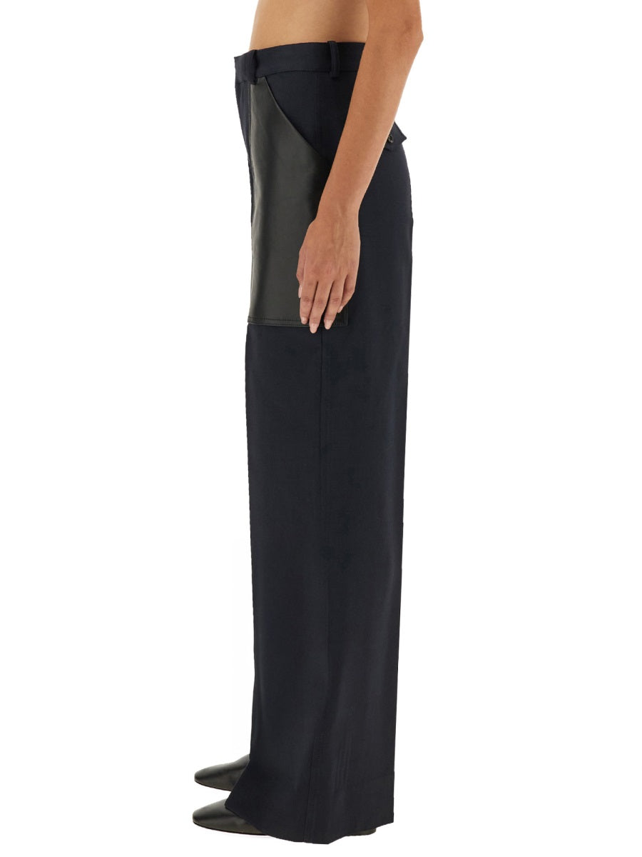 BOTTEGA VENETA Wool and Cotton Pants Size 40 IT