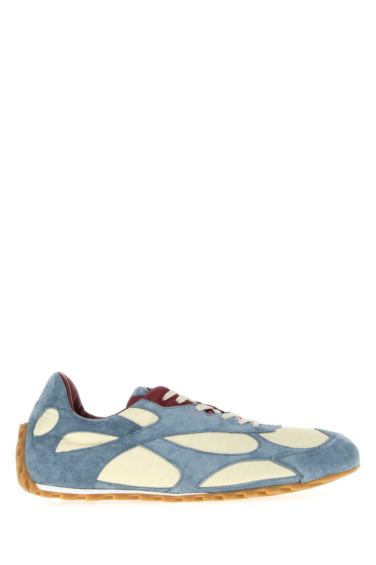 BOTTEGA VENETA Two-Tone Suede and Fabric Orbit Sneaker - Men