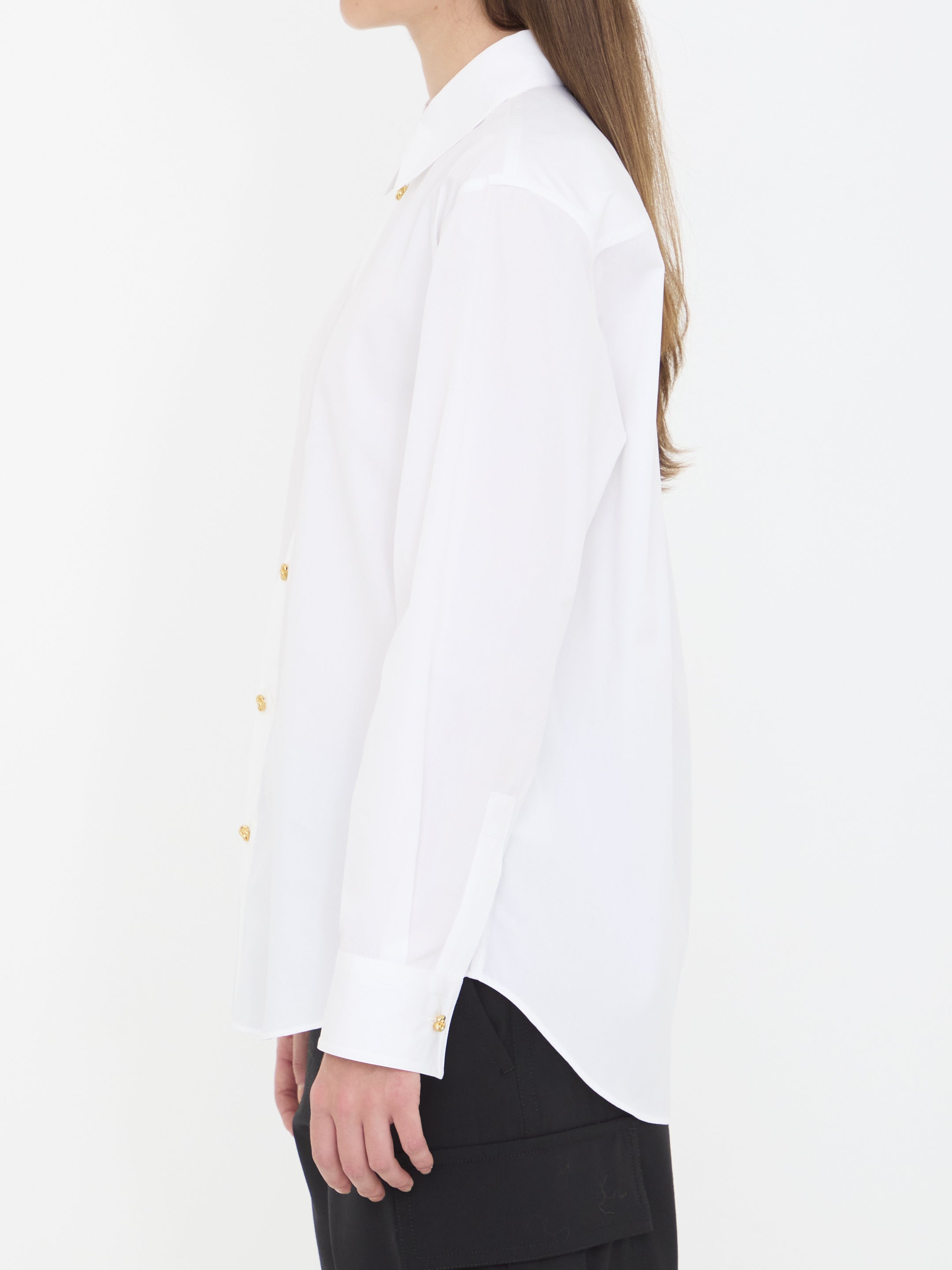 BOTTEGA VENETA Cotton Poplin Shirt - Size 40