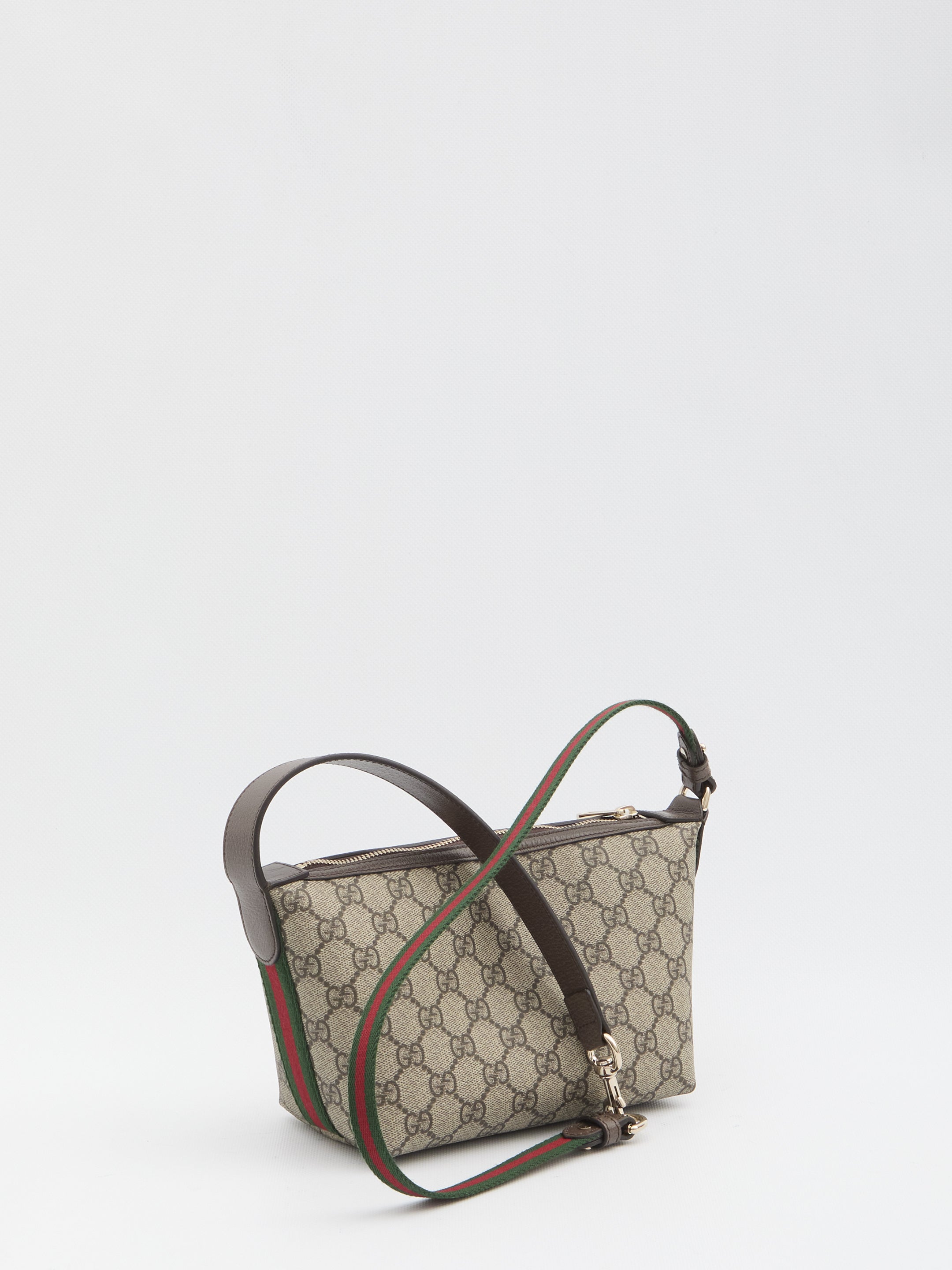 GUCCI Mini Handbag with Leather Handle and Adjustable Strap