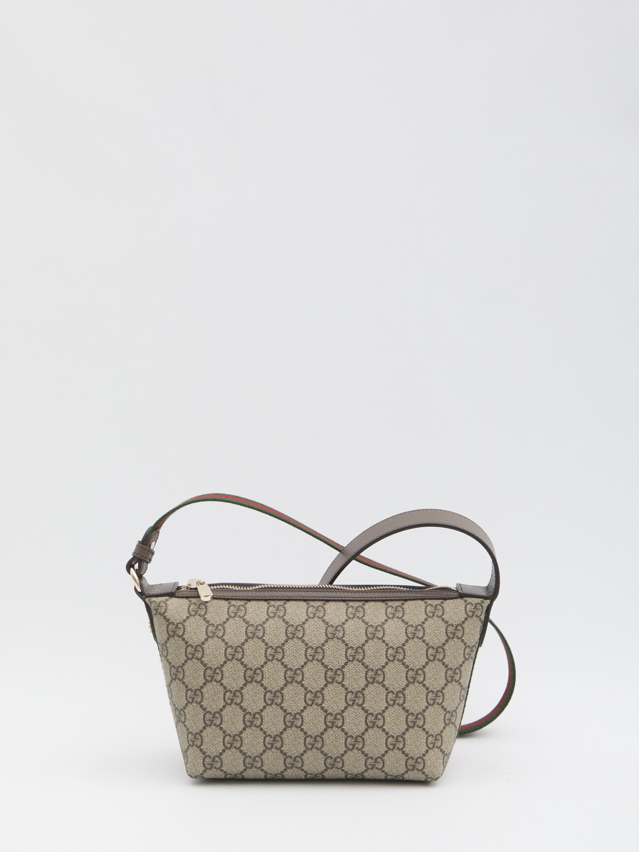 GUCCI Mini Handbag with Leather Handle and Adjustable Strap