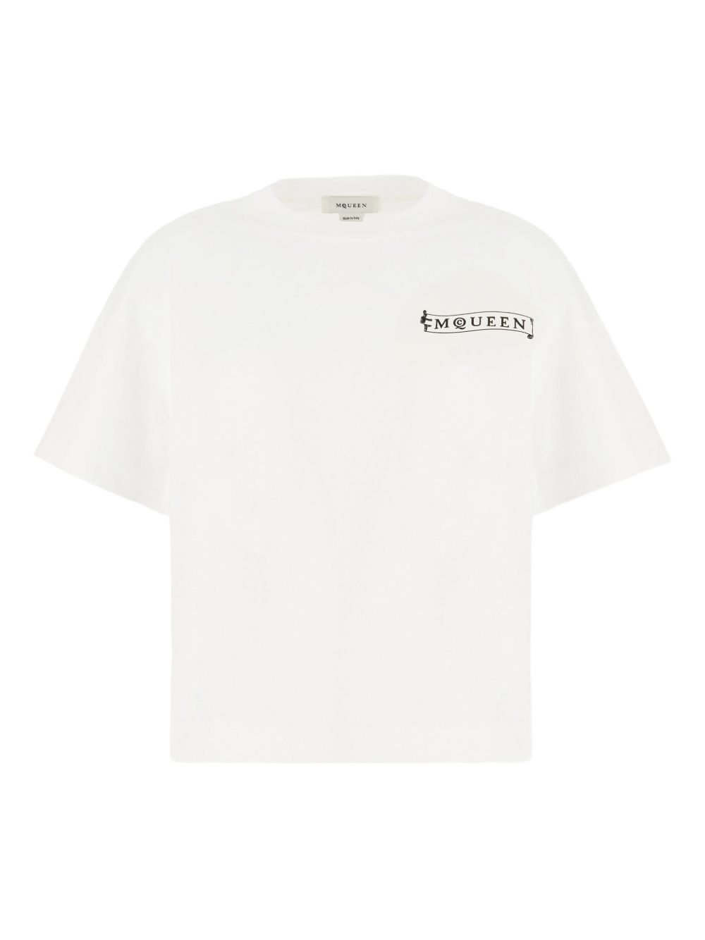 ALEXANDER MCQUEEN Logo Crewneck T-Shirt - Size 38