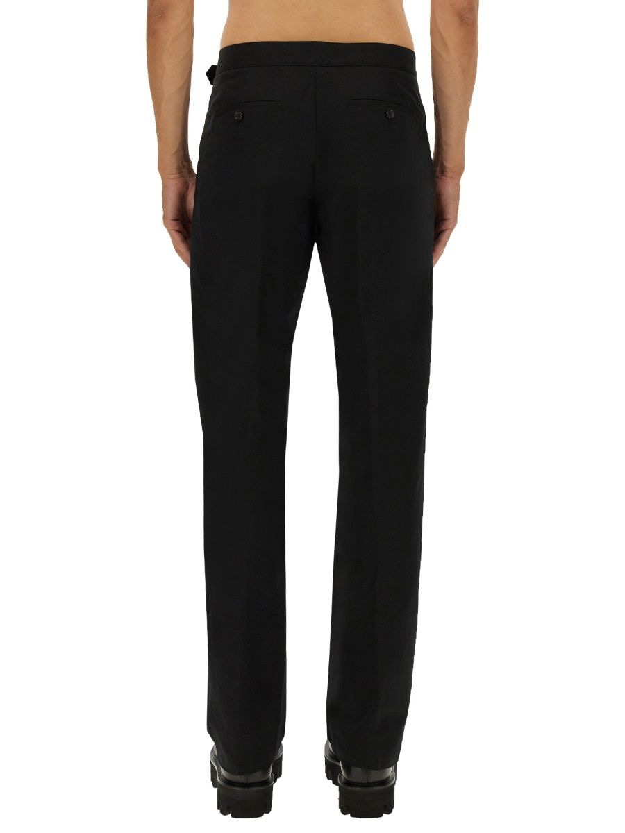 ALEXANDER MCQUEEN Cotton Mix Trousers for Men - FW25 Collection