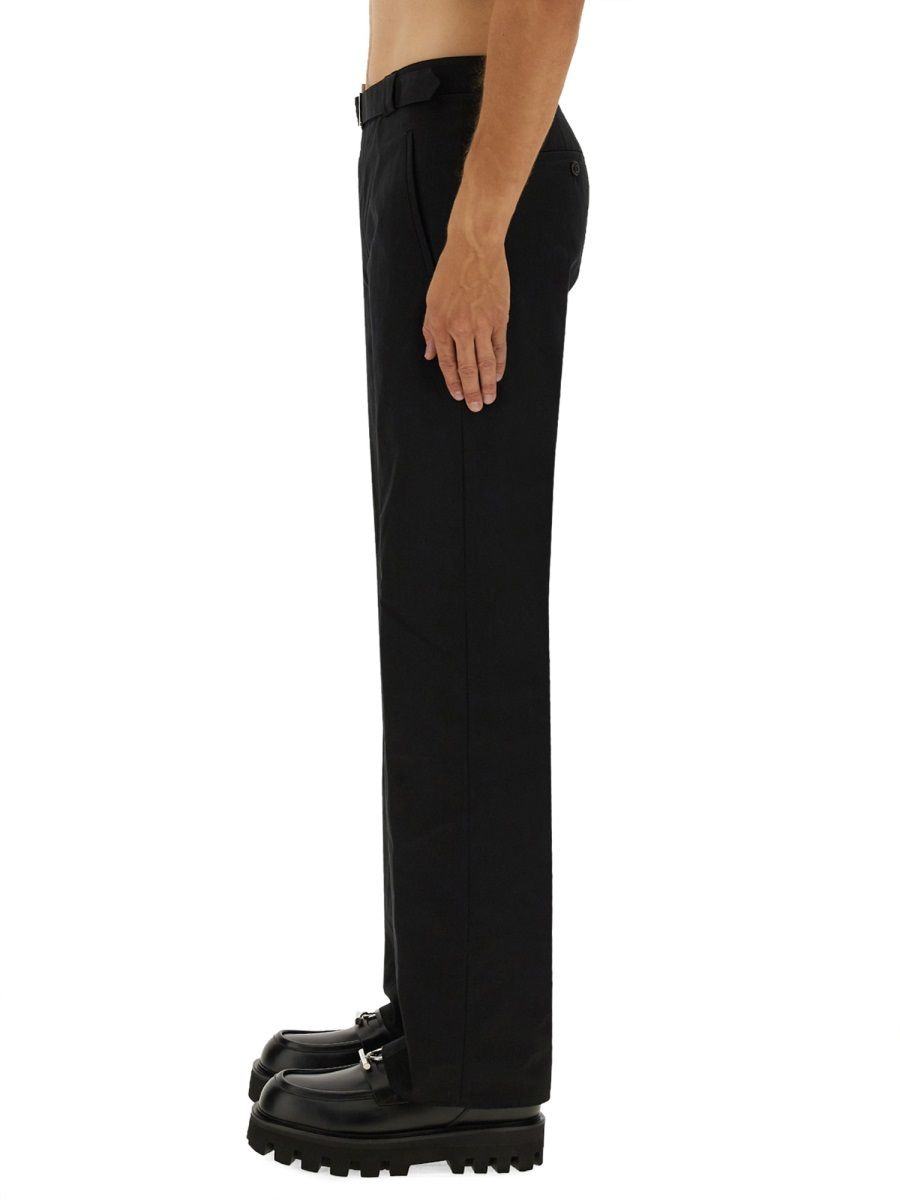 ALEXANDER MCQUEEN Cotton Mix Trousers for Men - FW25 Collection