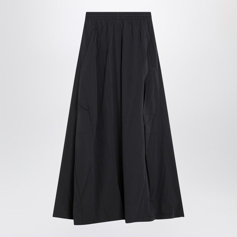 BALENCIAGA Embroidered Logo Long Skirt - Size 36
