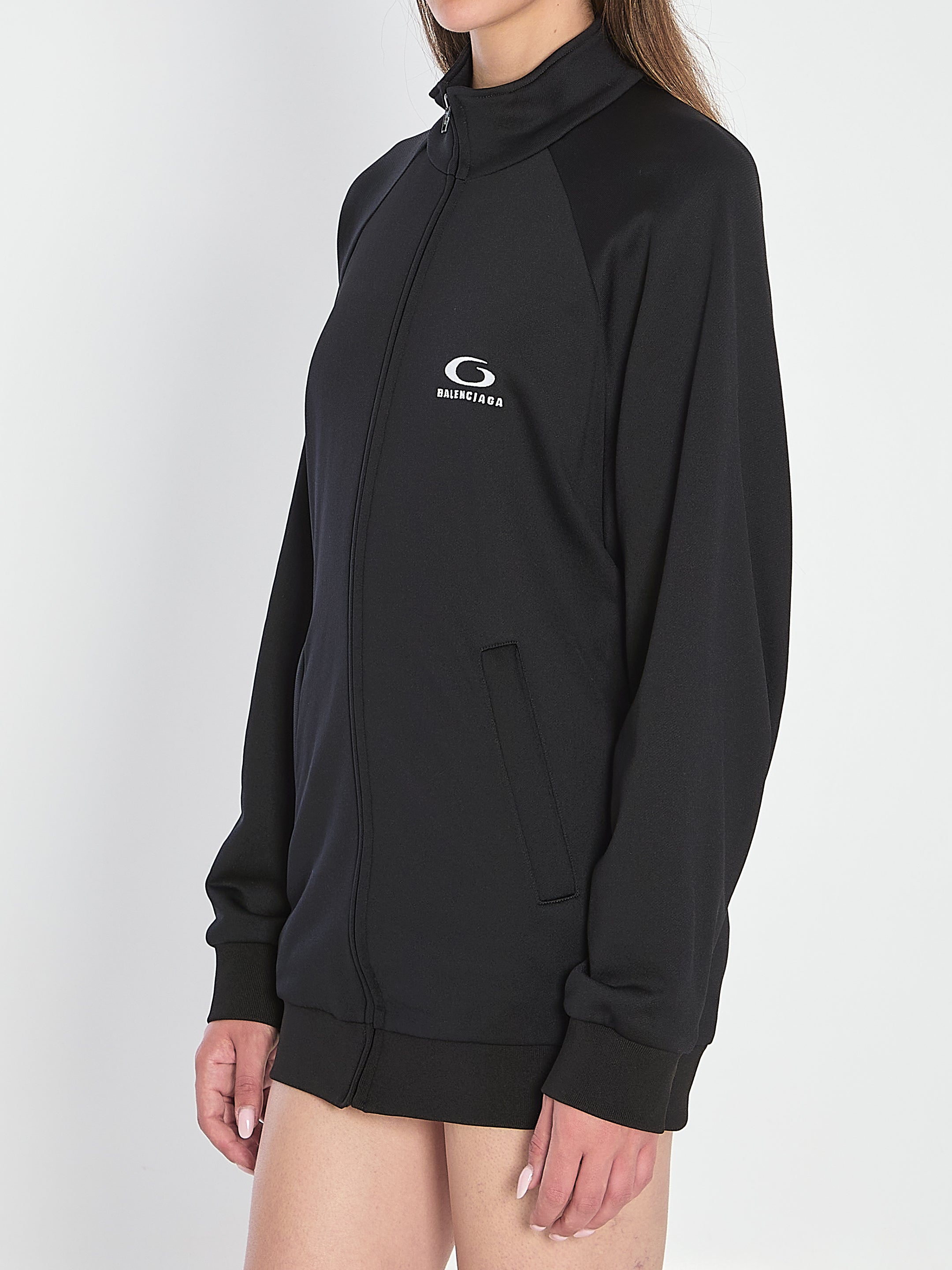 BALENCIAGA Mini Sweatshirt Dress