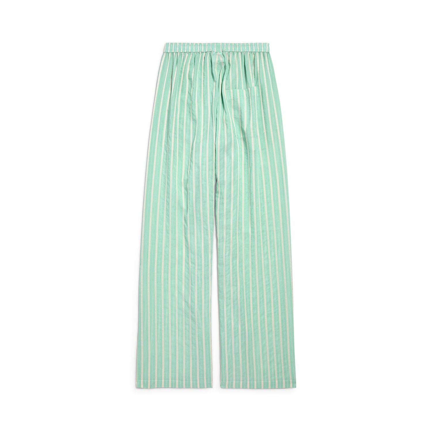 BALENCIAGA Embroidered Cupro Blend Pyjama Pants for Men - FW25