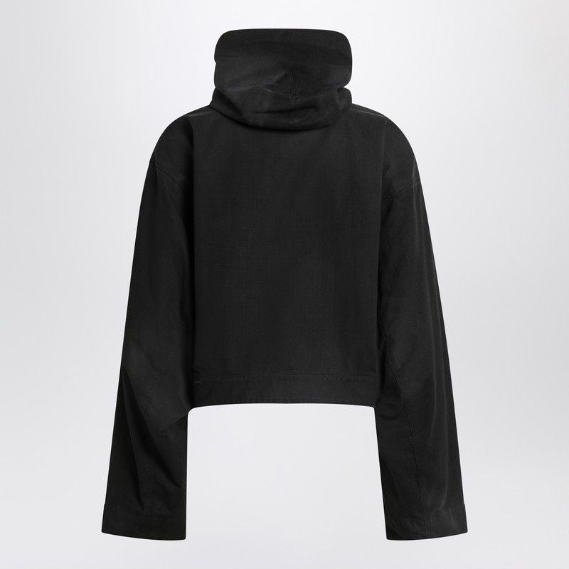 BALENCIAGA Cropped Jacket with Hood