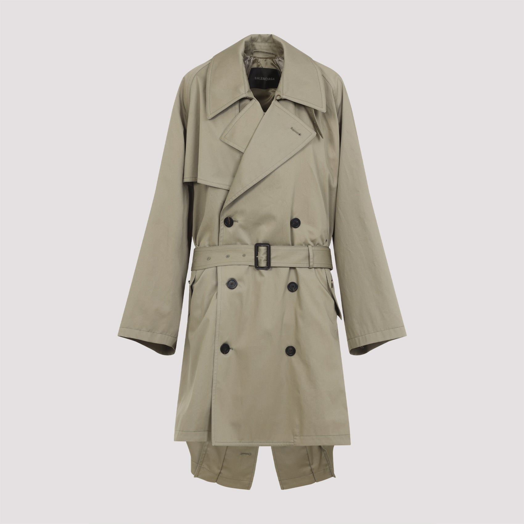 BALENCIAGA Double-Breasted Cotton Trench Jacket for Women