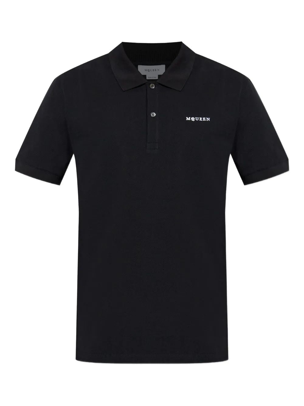 ALEXANDER MCQUEEN Embroidered Logo Cotton Piqué Polo Shirt