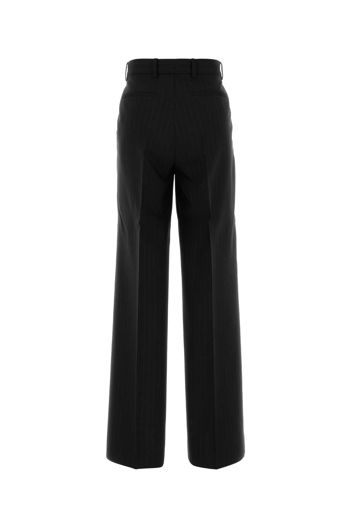 GUCCI Pinstriped Wool Trousers - Size 42