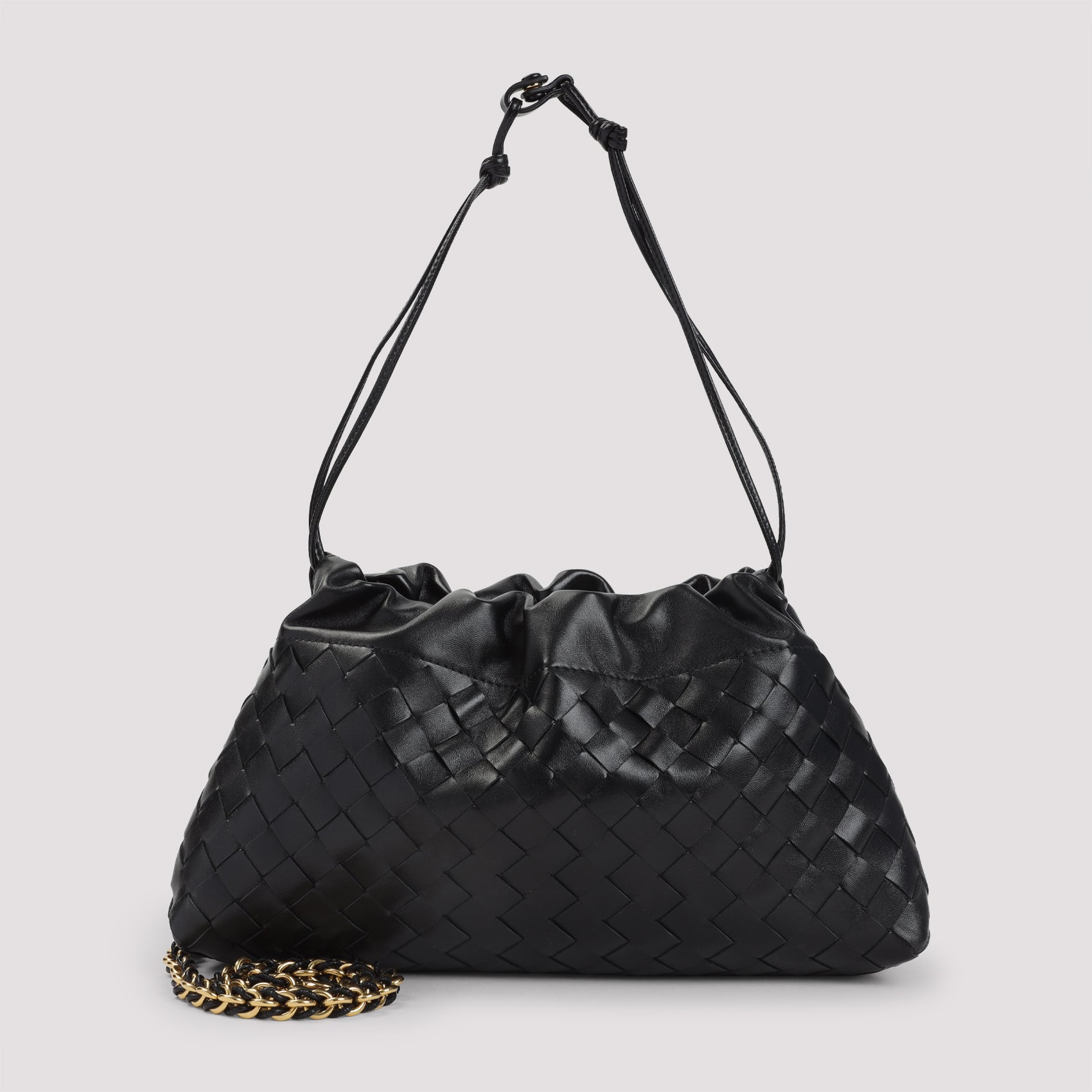 BOTTEGA VENETA Dust Mini Handbag with Intrecciato Pattern - 19 cm x 33 cm x 8 cm