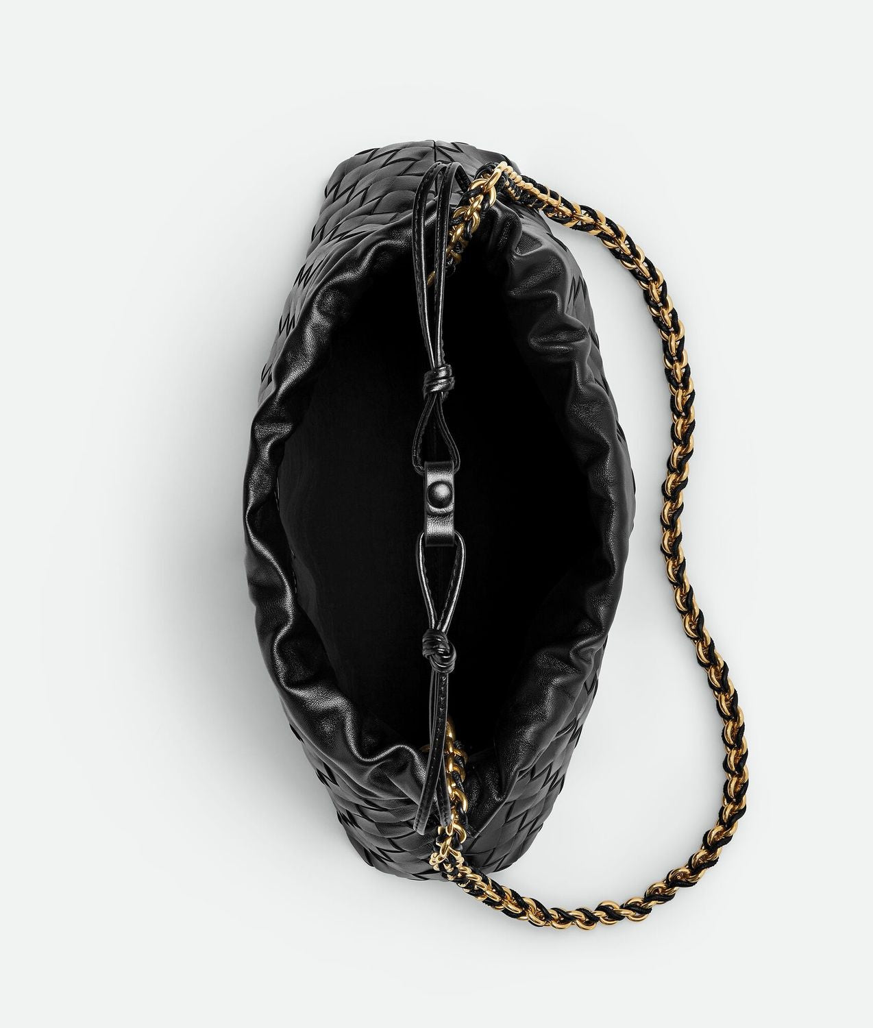 BOTTEGA VENETA Intrecciato Calfskin Leather Mini Pouch Handbag - FW25