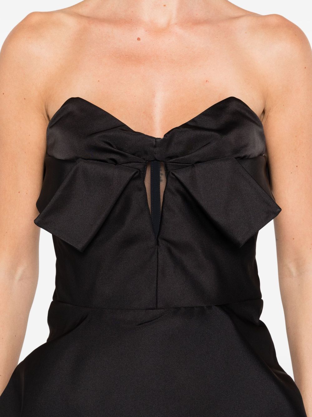 ALEXANDER MCQUEEN Bow-Accented Peplum Blouse